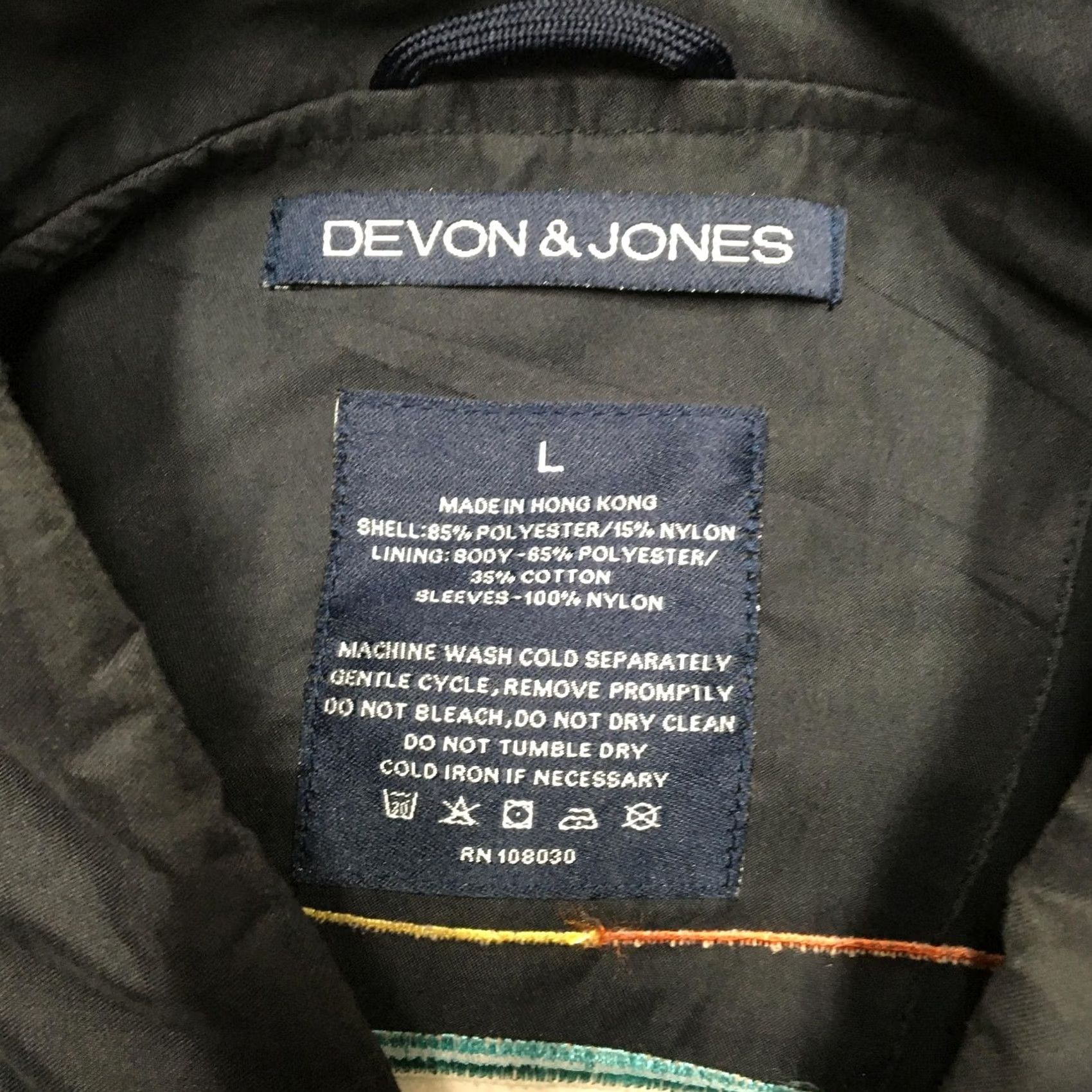Vintage Vintage Devon & Jones Jacket Mens L Black Bomber Embroidered Race Car 90s Racing Car Embroidery Mens Large Black Contemporary Sportswear Mens Size US L / EU 52-54 / 3 - 7 Thumbnail