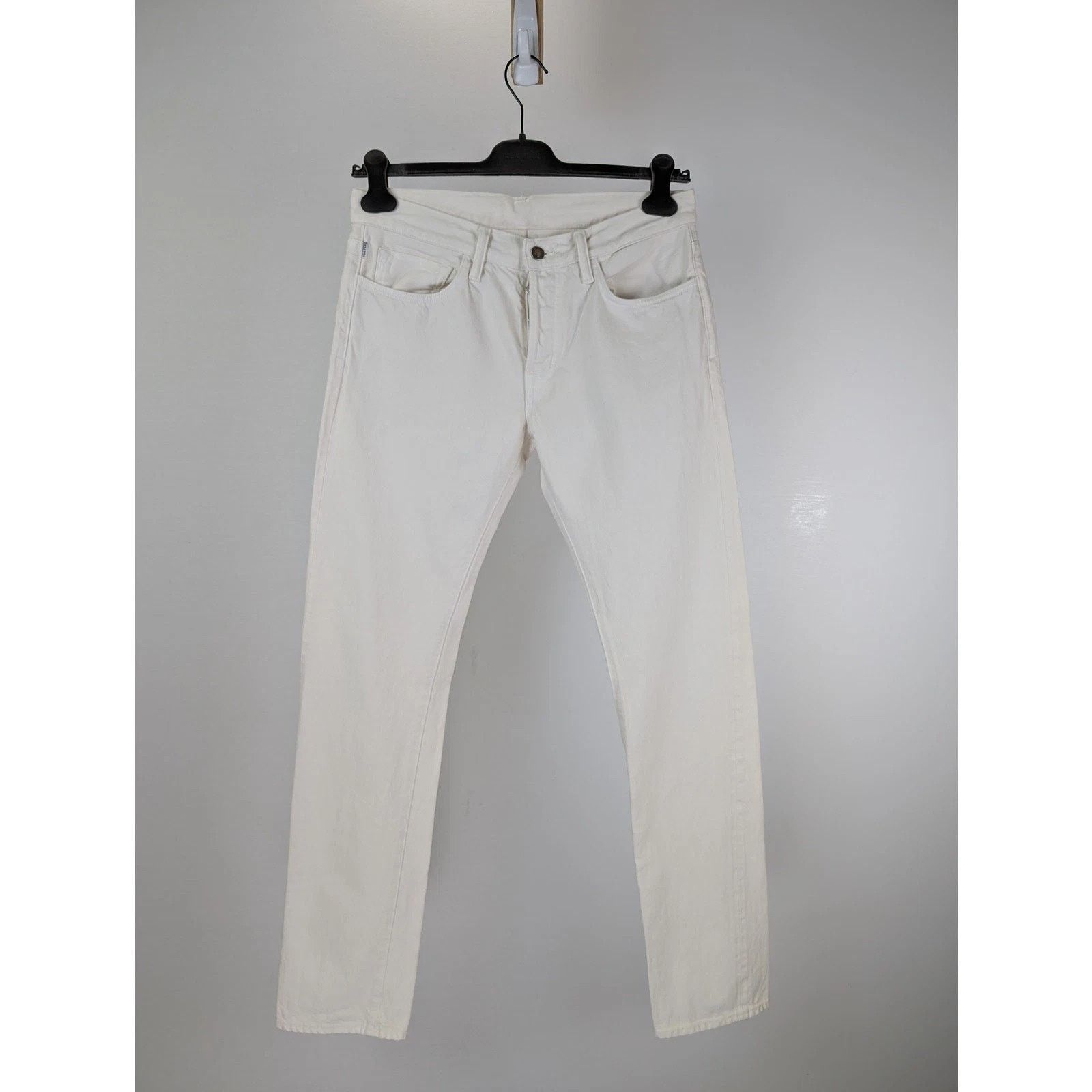 Tom Ford o1rshd1 Straight Denim Jeans in White Size US 31 - 1 Thumbnail