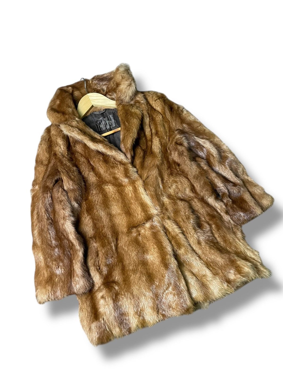 Vintage Vintage ROTINY Mink Fur Outer Coat (71) Size US XXS / EU 40 - 4 Thumbnail