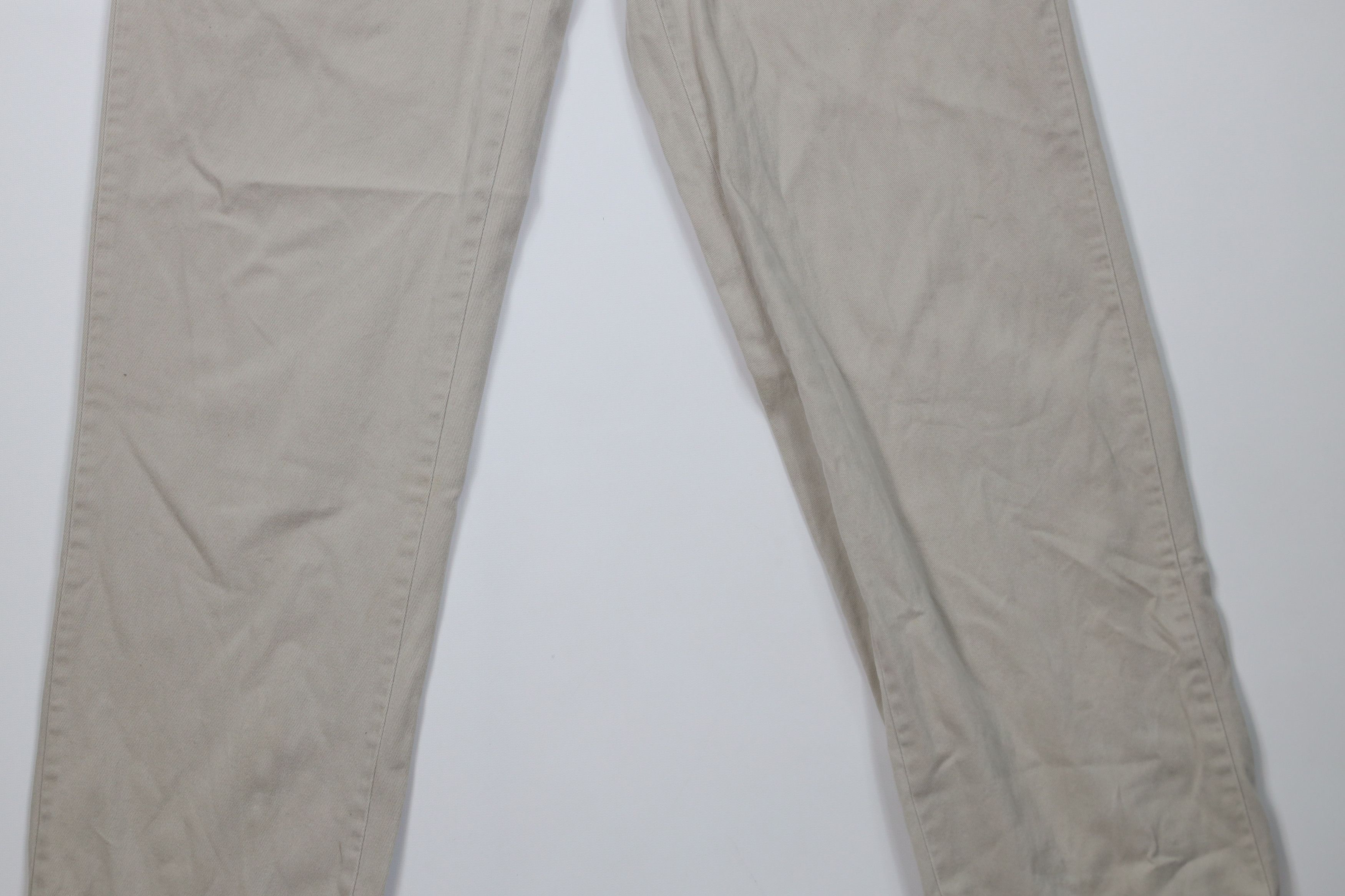 Ralph Lauren Vintage 90s Ralph Lauren Pleated Cuffed Chino Pants Cotton Size US 29 - 3 Thumbnail