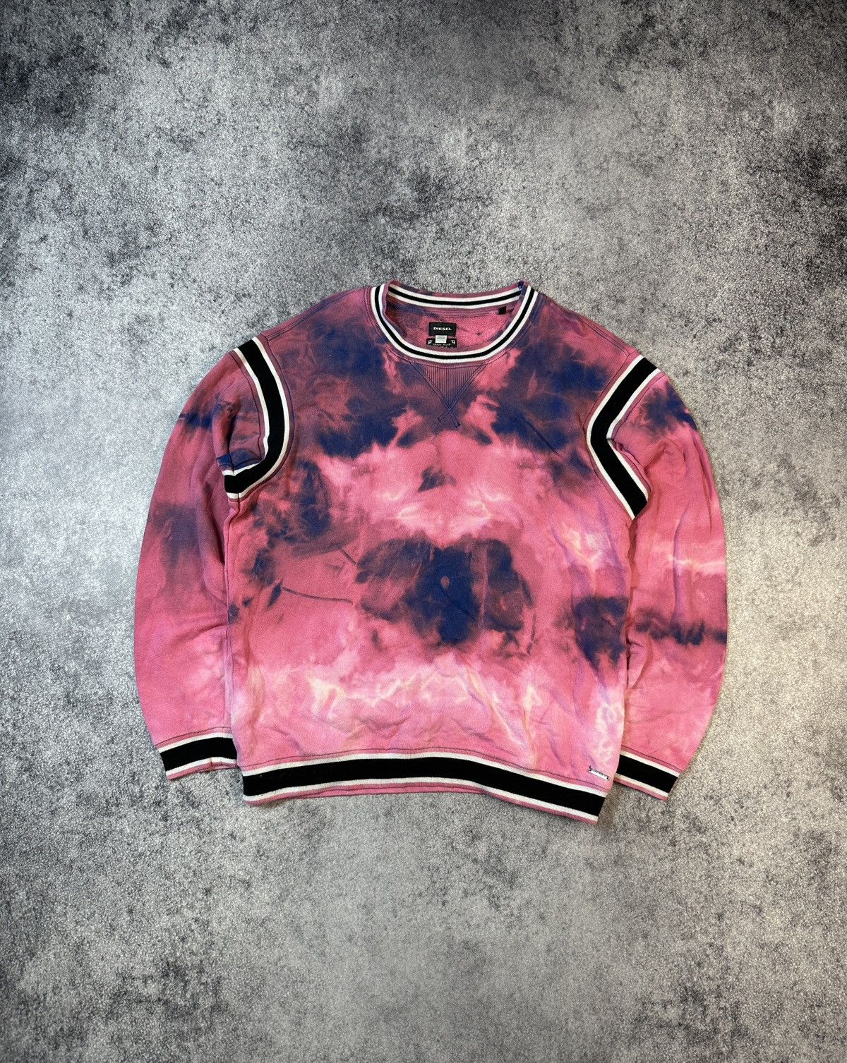 Diesel Y2K Vintage Diesel Sweatshirt Purple Avant Garde Opium XXL Size US XXL / EU 58 / 5 - 1 Thumbnail