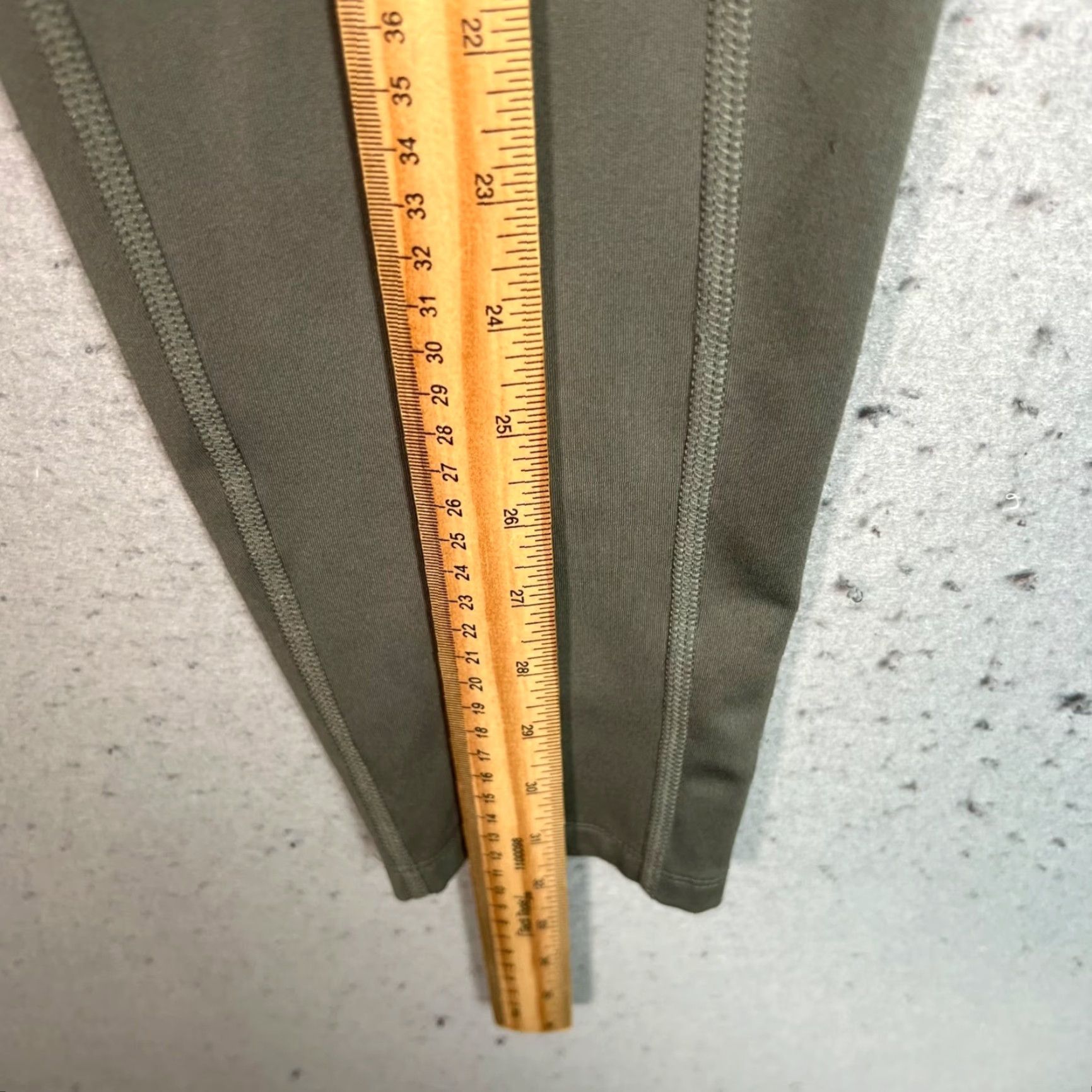 Girlfriend Collective VINTAGE Girlfriend Collective High-Rise Legging Size Small Olive Green Gym Athletic Size 28" / US 6 / IT 42 - 6 Thumbnail