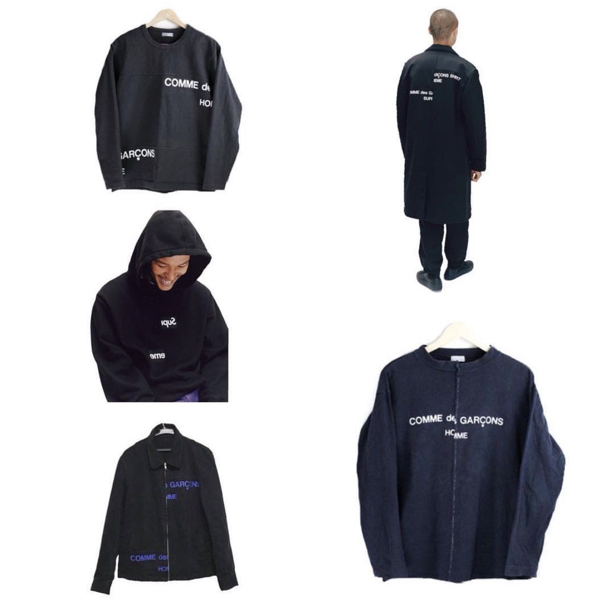 Comme des Garcons Homme Plus Comme des Garcons Homme Split Logo Longsleeve Size US L / EU 52-54 / 3 - 2 Thumbnail
