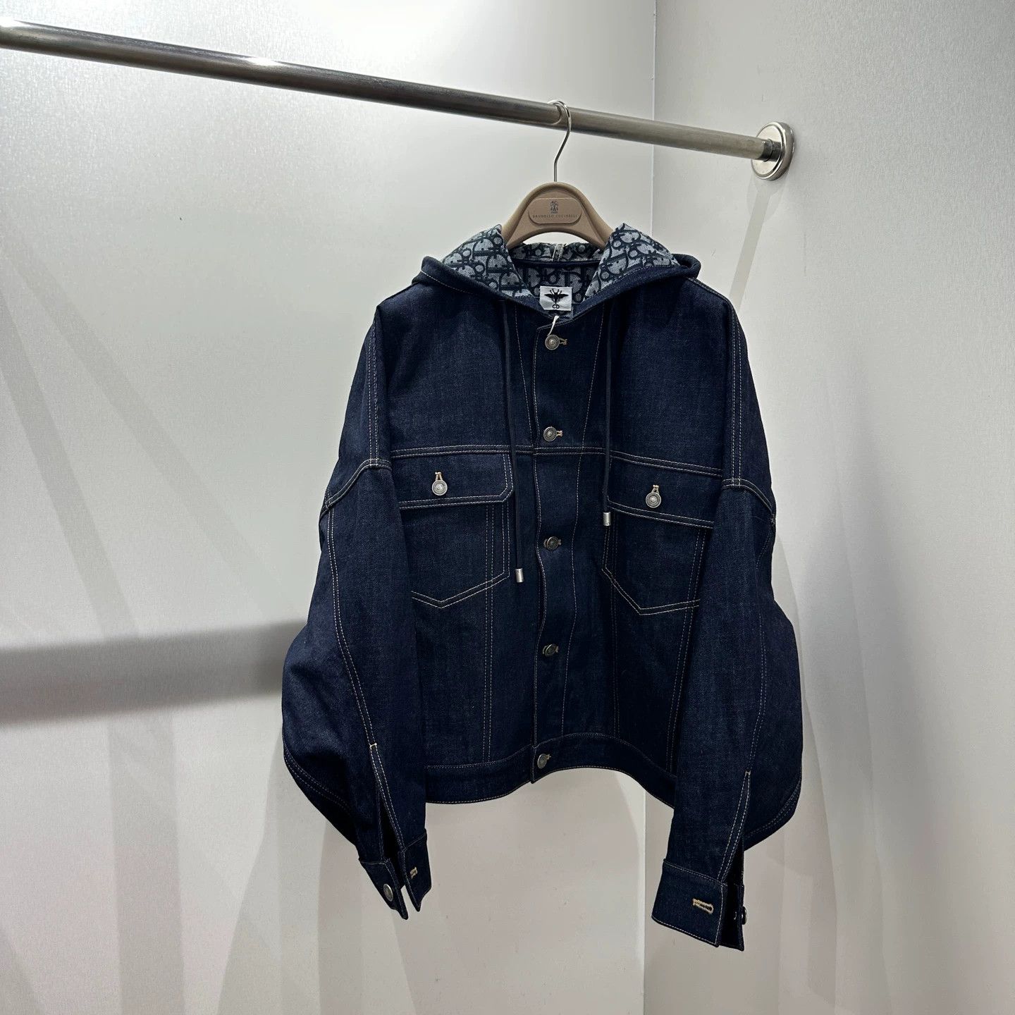 Christian Dior Monsieur Christian Dior 24FW Oblique denim jacket 36 cotton Size XS / US 0-2 / IT 36-38 - 1 Thumbnail
