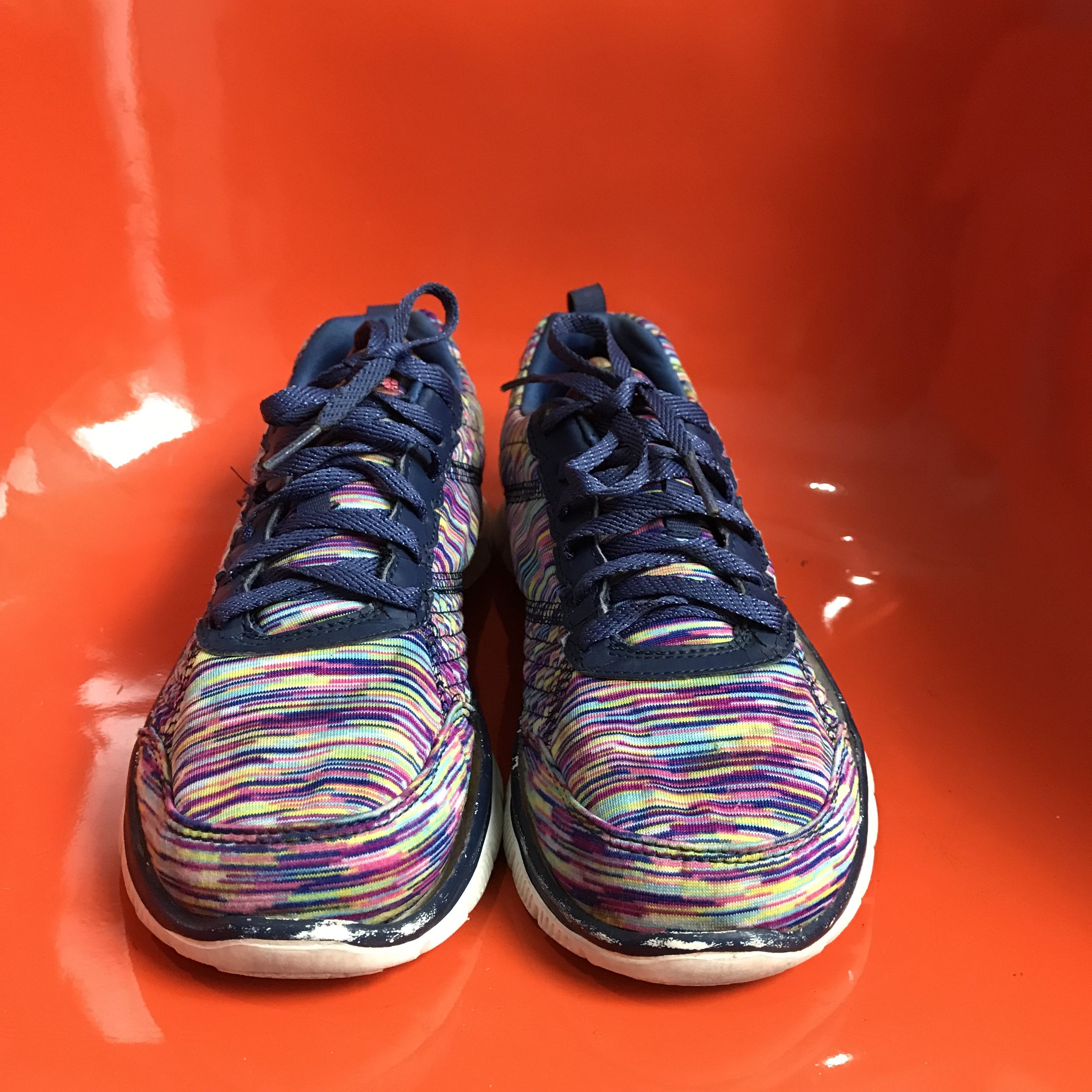 SKECHERS Skechers Flex Appeal Memory Foam Sneakers Pink Multicolor 38 Size US 5.5 / EU 38 - 8 Thumbnail