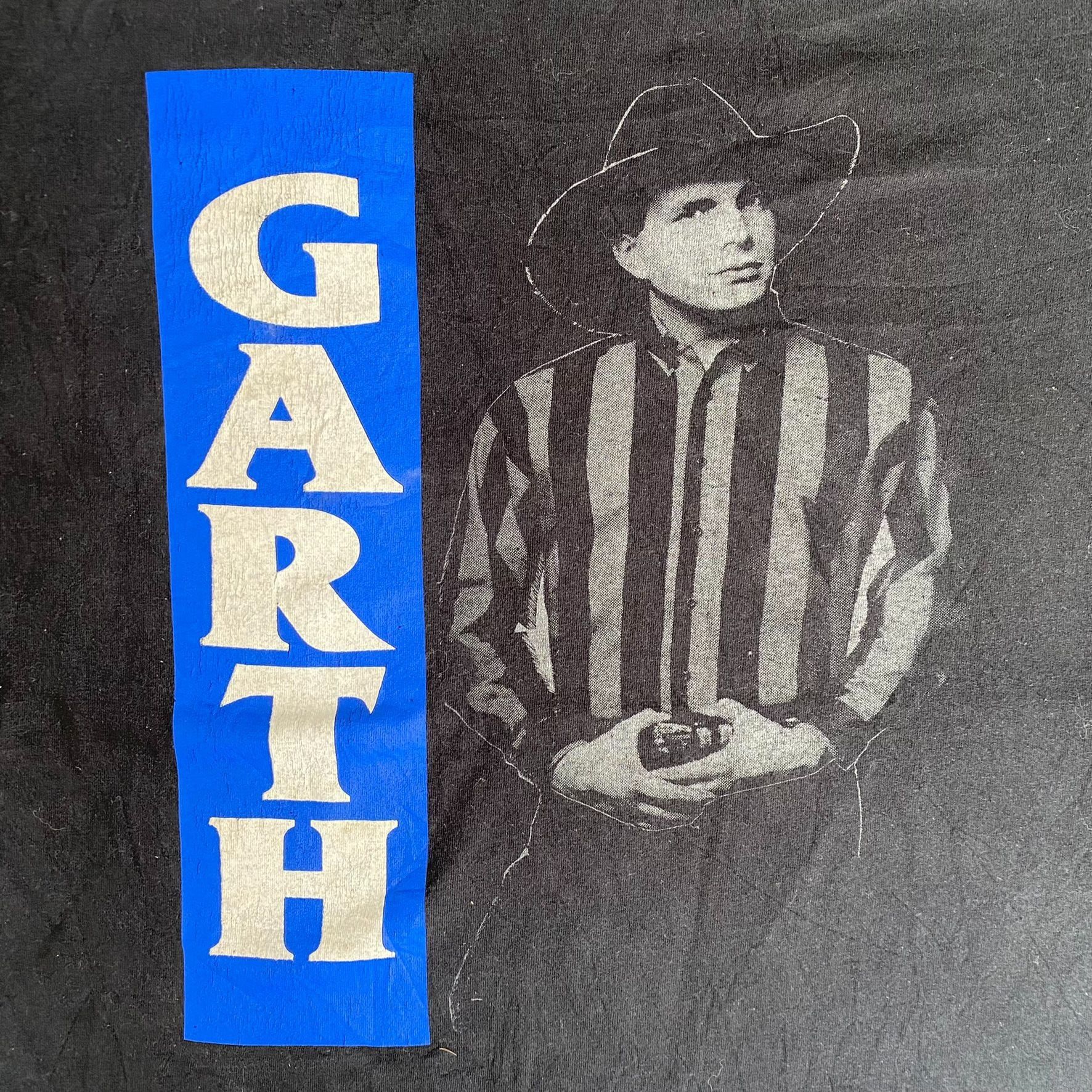 Band Tees Vintage 90s Garth Brooks Shirt Country Music Singer Black Te Size US XL / EU 56 / 4 - 3 Thumbnail