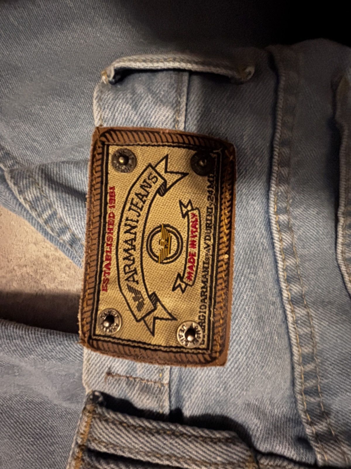 Giorgio Armani 90s Armani Jeans Ittierre Prototype Sample Ultra Rare Size US 31 - 17 Thumbnail