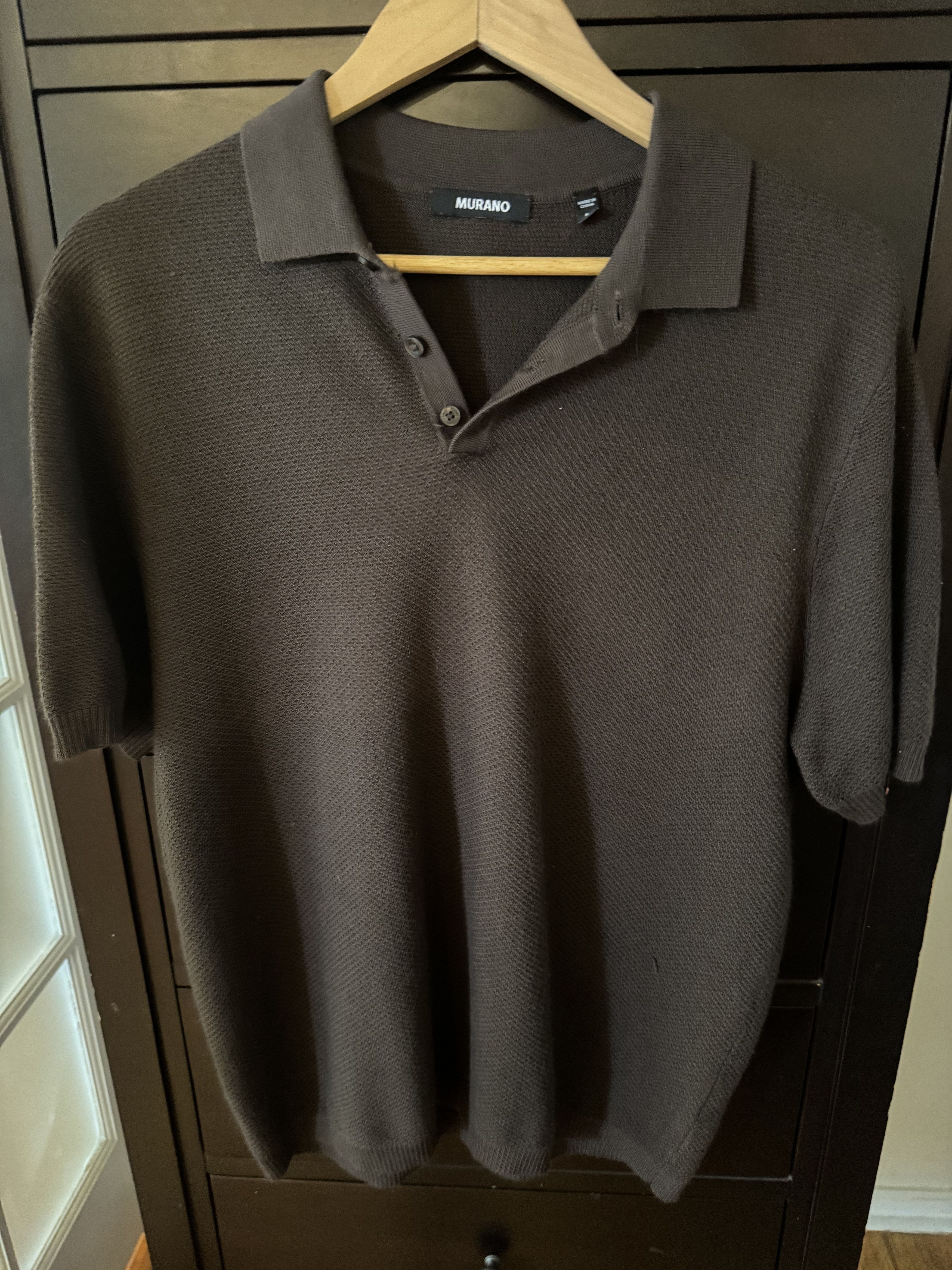 Murano Murano Brown Polo Shirt. US Size Large Size US L / EU 52-54 / 3 - 4 Thumbnail