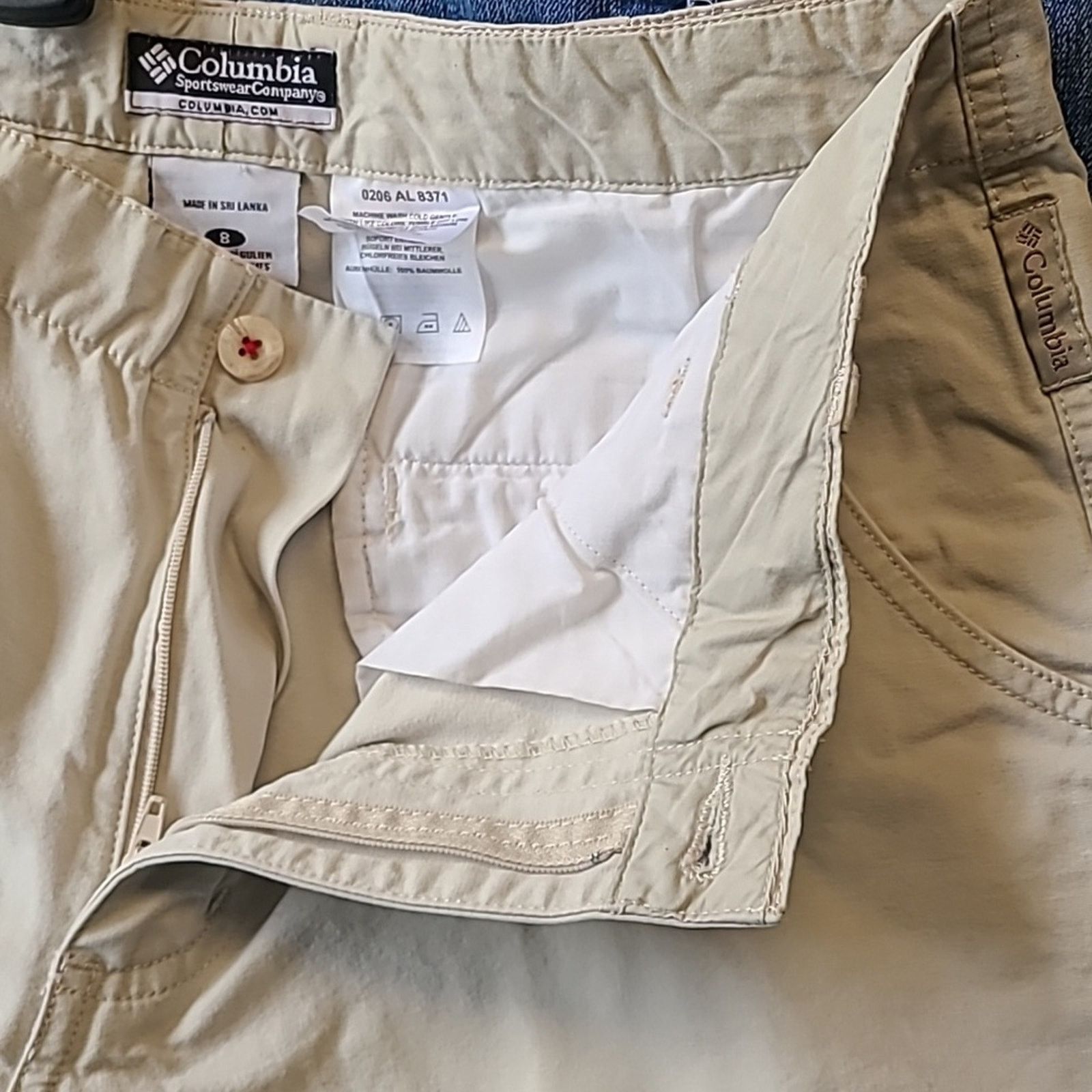 Columbia Women's 8 Columbia light khaki beige cotton pants Size 30" / US 8 / IT 44 - 3 Thumbnail