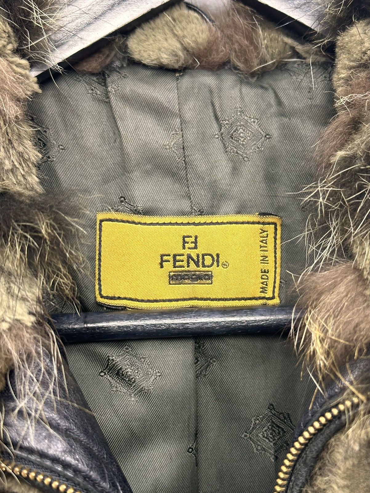 Fendi RARE FENDI JACKET FUR RABBIT IFSIXWASNINE legrandebleu JAPAN Size M / US 6-8 / IT 42-44 - 17 Thumbnail
