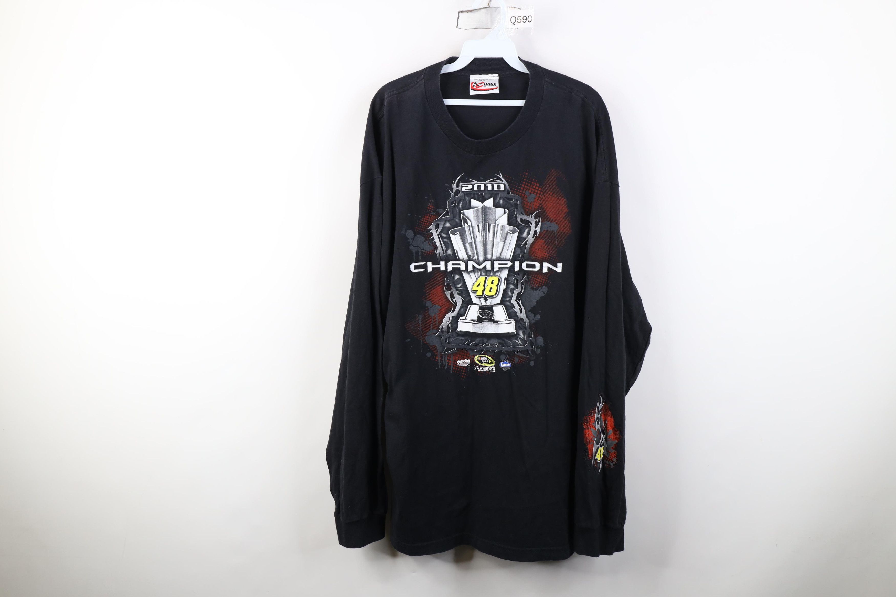 Vintage Vintage Y2K NASCAR Champ Jimmie Johnson Long Sleeve T-Shirt Size US XXL / EU 58 / 5 - 1 Thumbnail