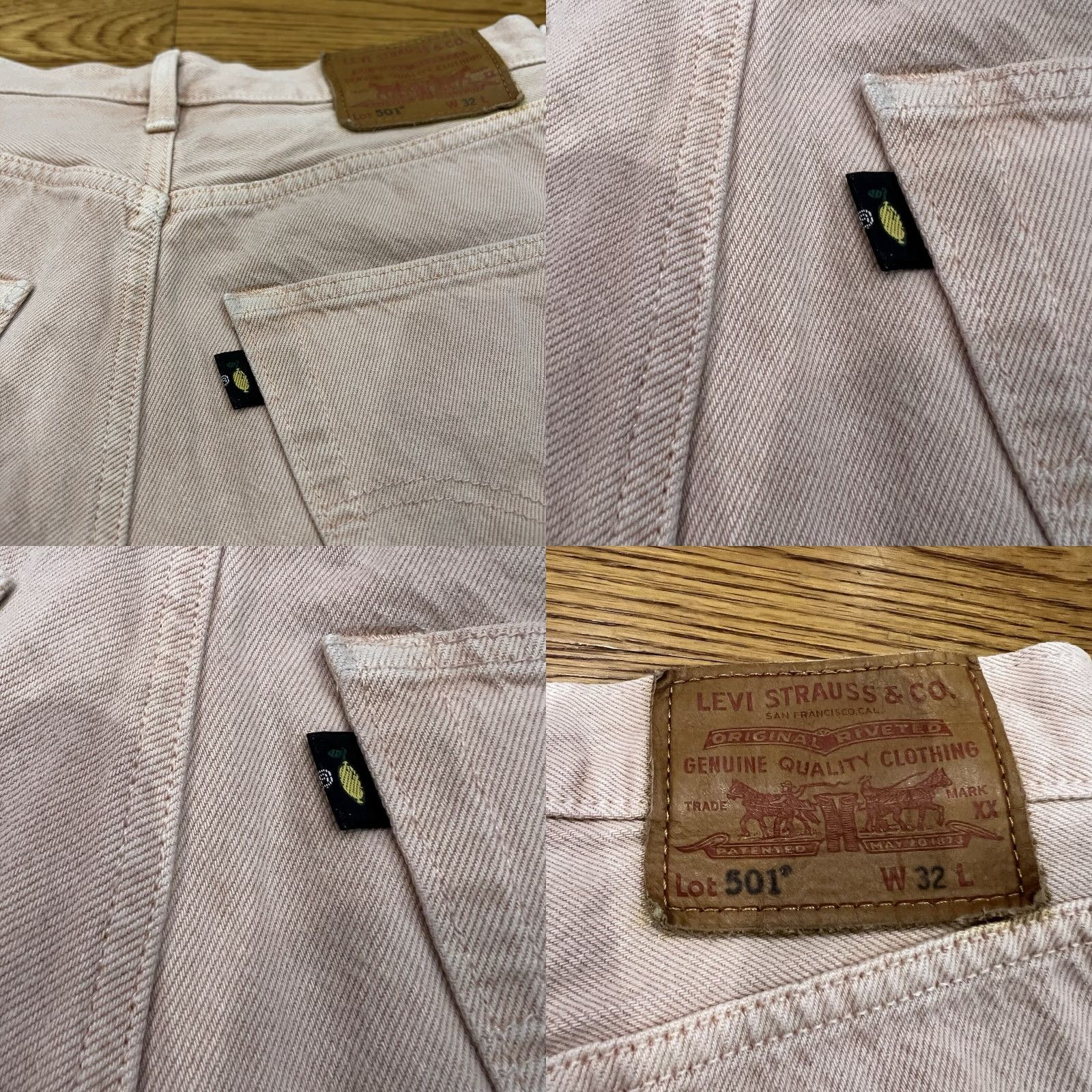 Levi's VINTAGE Levi's Shorts Men 32 Pink 501 Distressed 5-Pocket Casual Summer Size US 32 / EU 48 - 8 Thumbnail