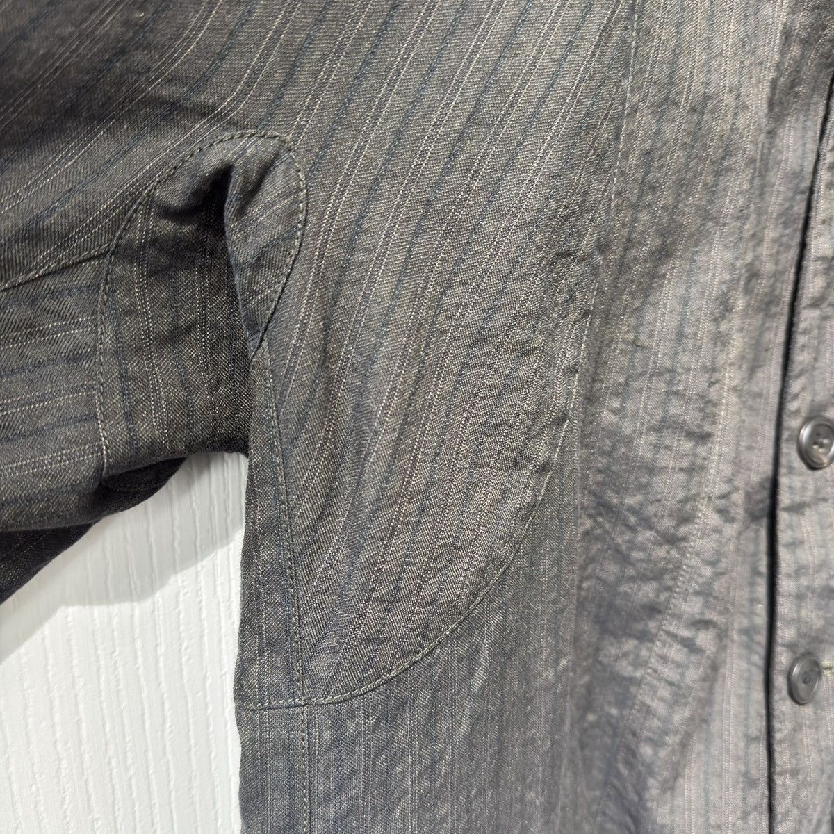 Ziggy Chen Ziggy Chen Structured Stripe wool blend Jacket – Artisan Size US M / EU 48-50 / 2 - 7 Thumbnail
