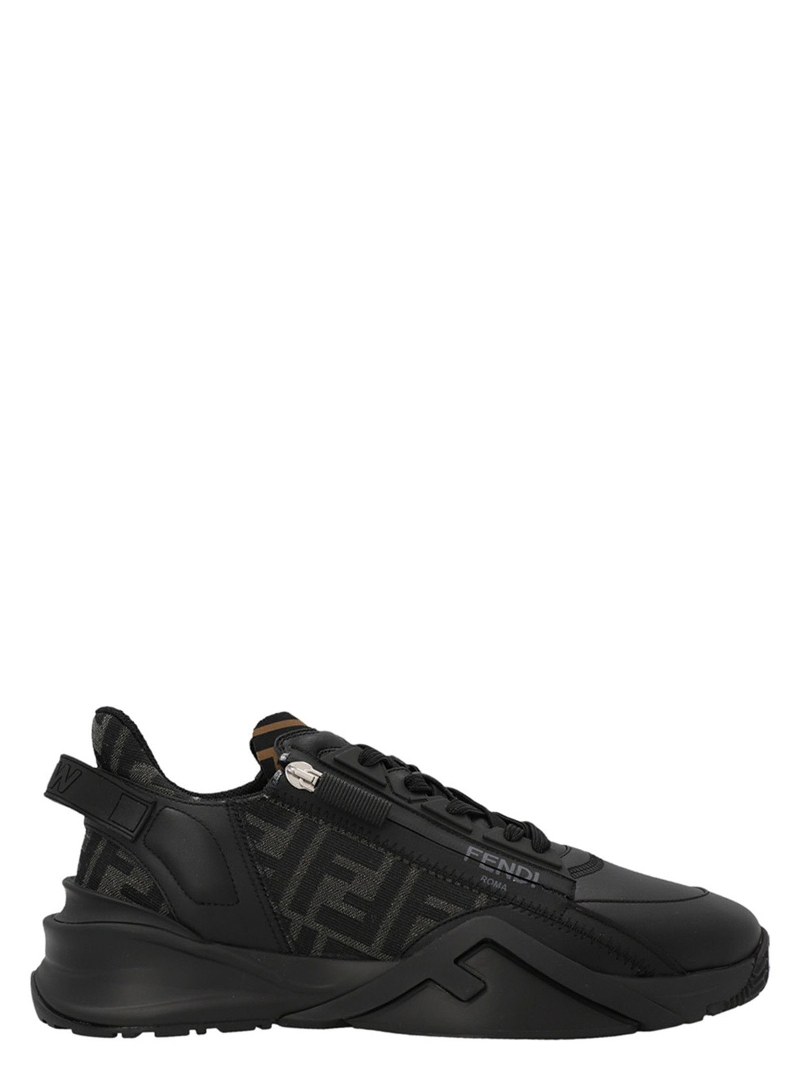 スニーカー FENDI SNEAKER (7E1706NA7) Domino sneakers Leather Black | Fendi