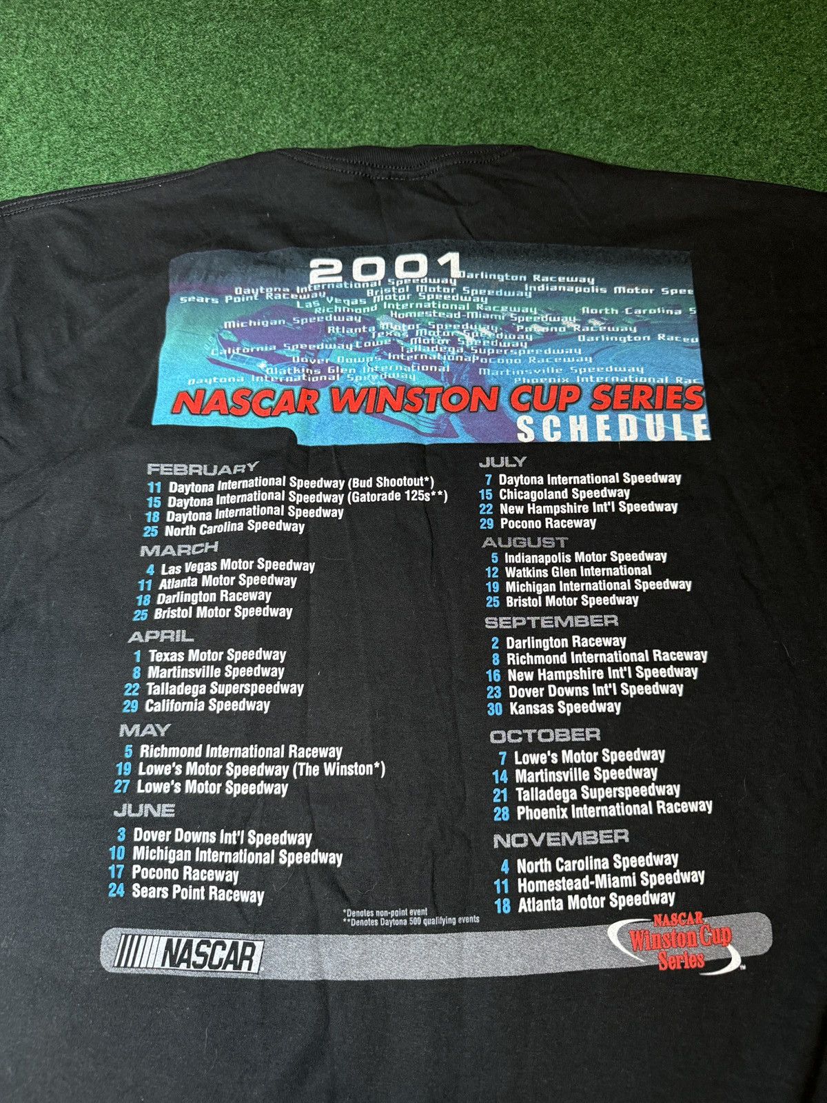 NASCAR × Vintage Vintage Y2K Nascar Only The Strong Survive Attitude T Shirt Size US XL / EU 56 / 4 - 4 Thumbnail