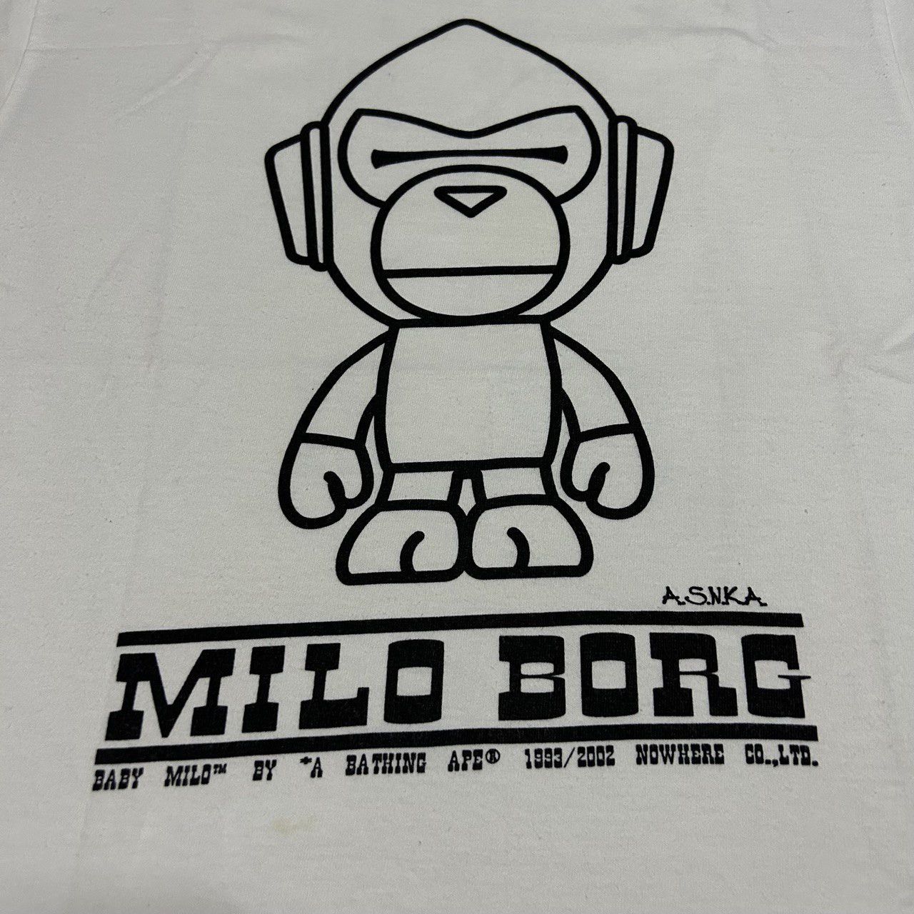 Bape 🔥RARE 2002 BABY MILO BORG Dont Test Me Dont F**k Me Tshirts Size US M / EU 48-50 / 2 - 3 Thumbnail