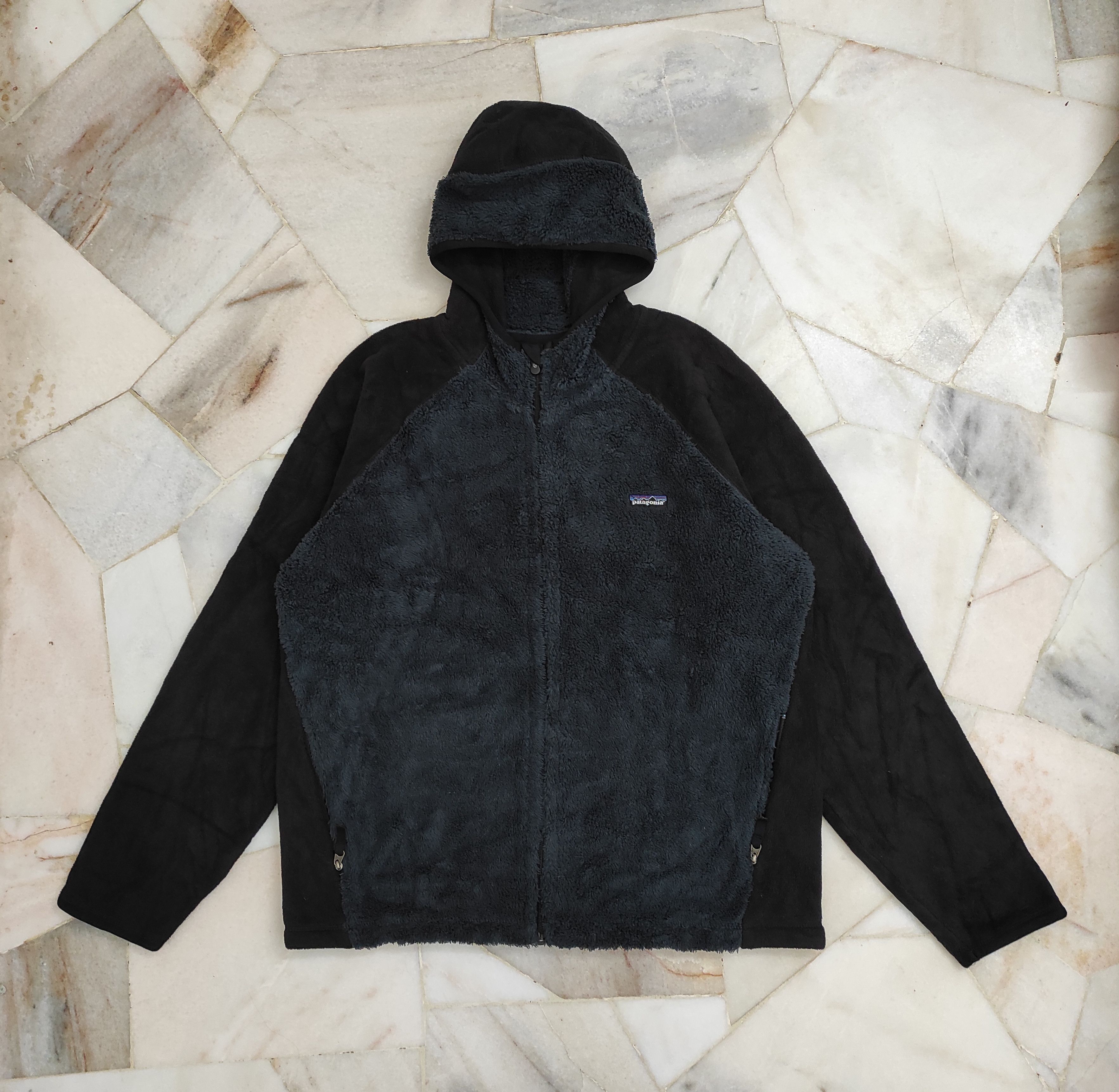 Patagonia Archive 00s PATAGONIA SYNCHILLA FLEECE BOA HOODIE JACKET Size US XL / EU 56 / 4 - 15 Thumbnail