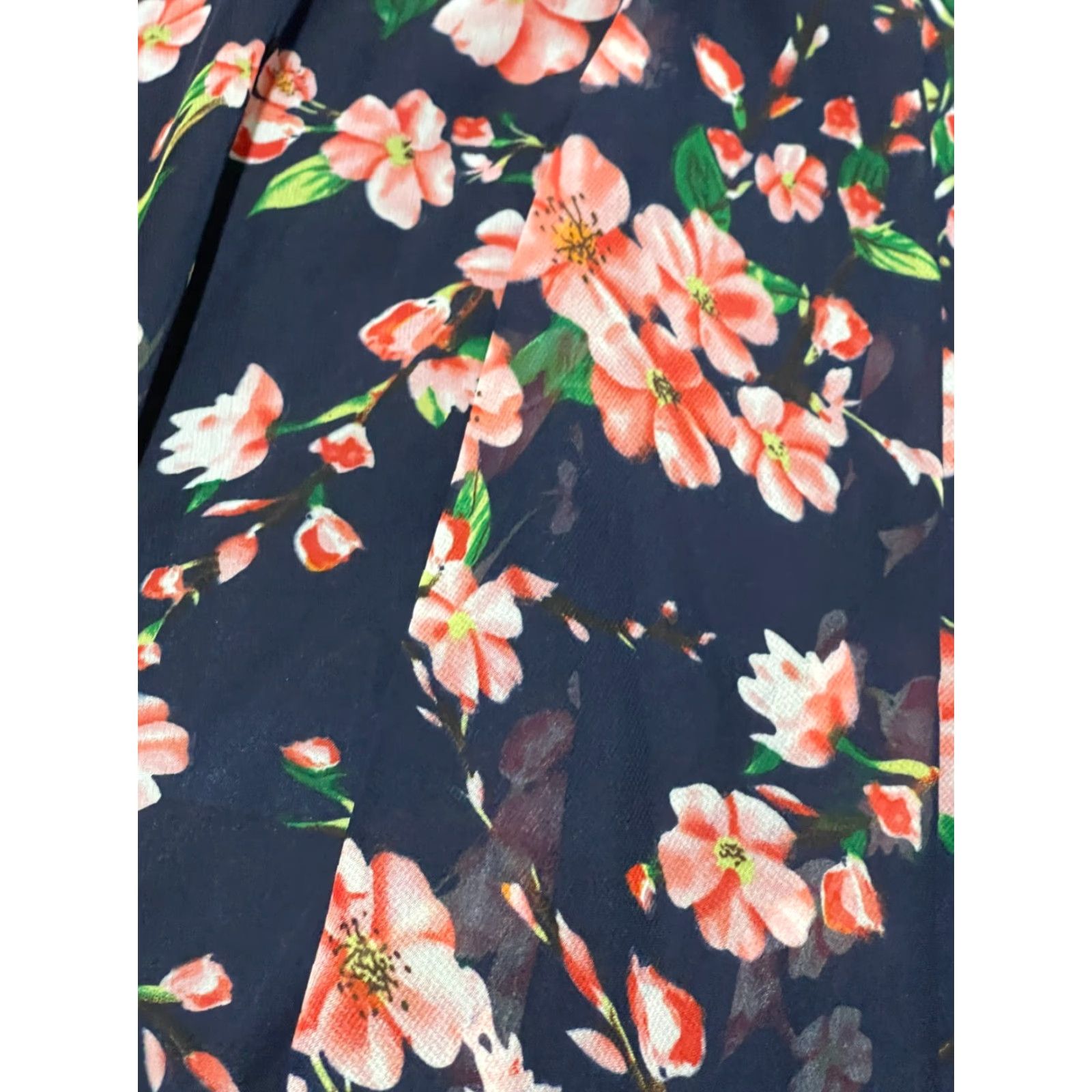 Vintage Iska London Dress Women's Size Large Floral Sleeveless Blue Green Pink Size L / US 10 / IT 46 - 3 Thumbnail