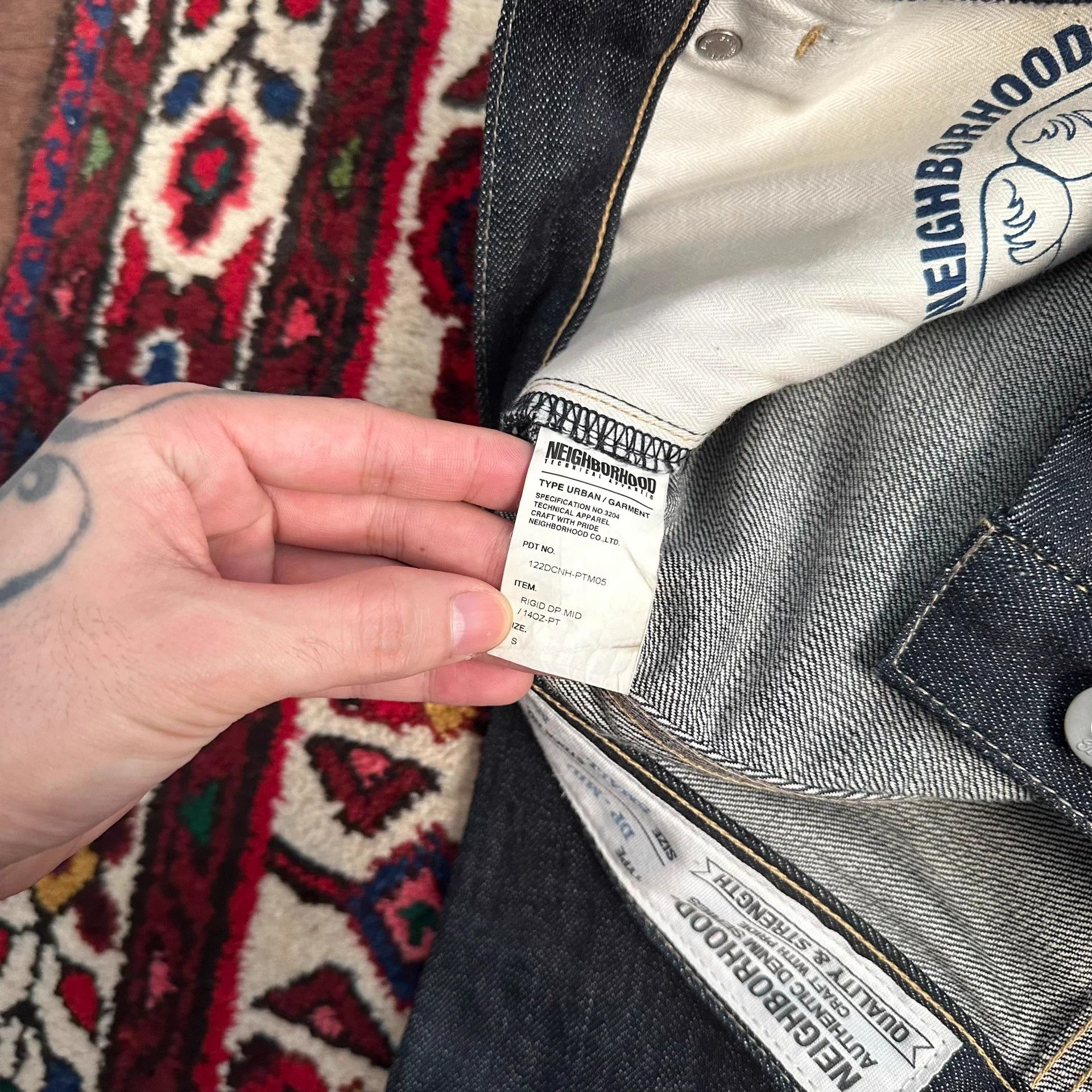 Neighborhood Neighborhood 12aw dp mid s raw denim jeans Size US 28 / EU 44 - 6 Thumbnail