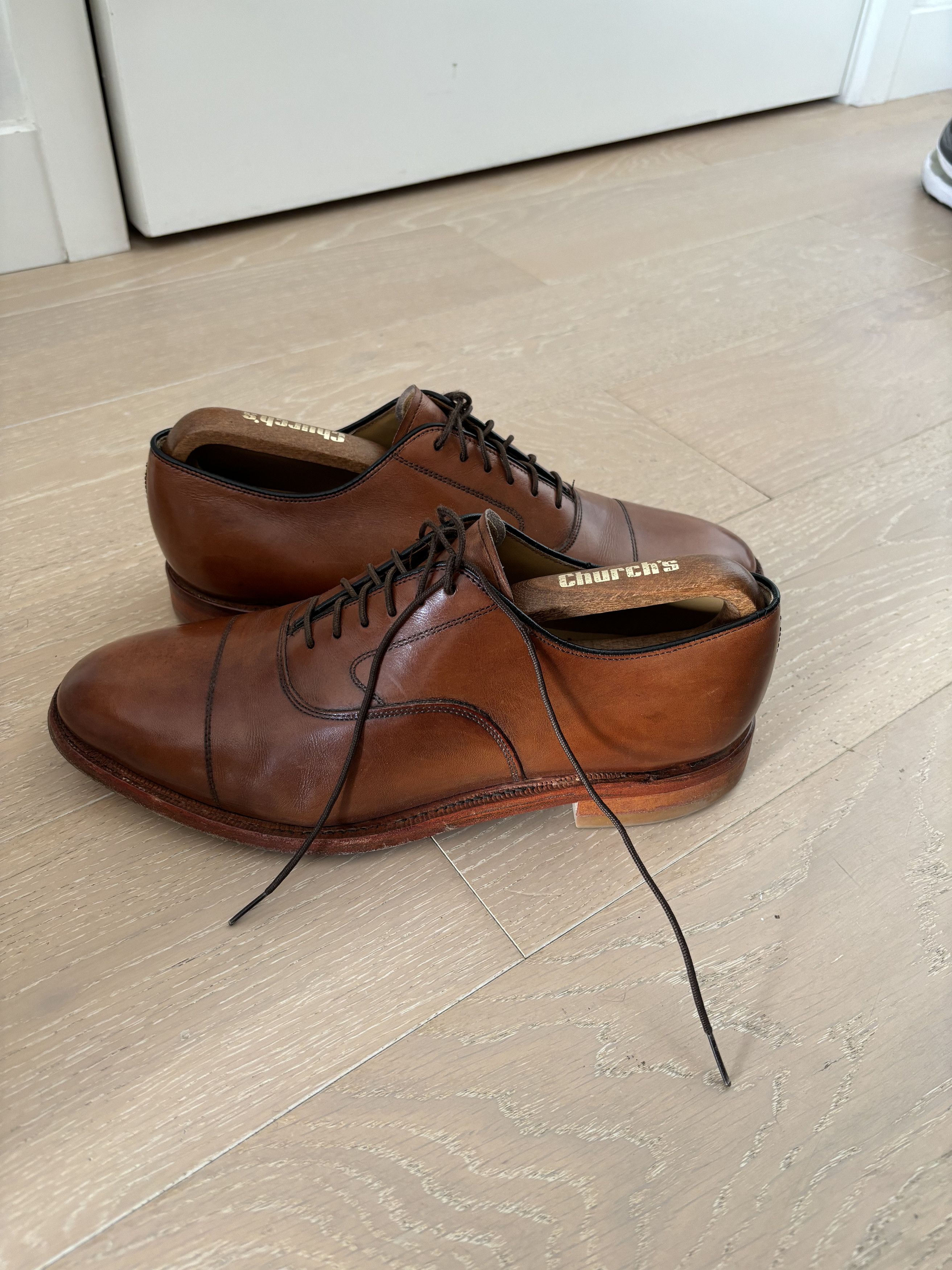 Johnston & Murphy Johnston & Murphy Limited Hyde Park II Tan Cap Toe Size US 8 / EU 41 - 10 Thumbnail