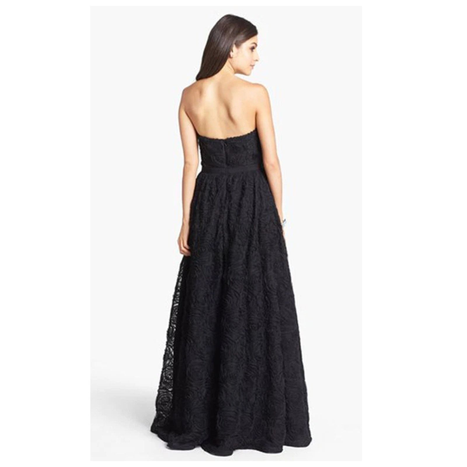Adrianna Papell Adrianna Papell Strapless Soutache Gown Size US/4 Size S / US 4 / IT 40 - 2 Thumbnail