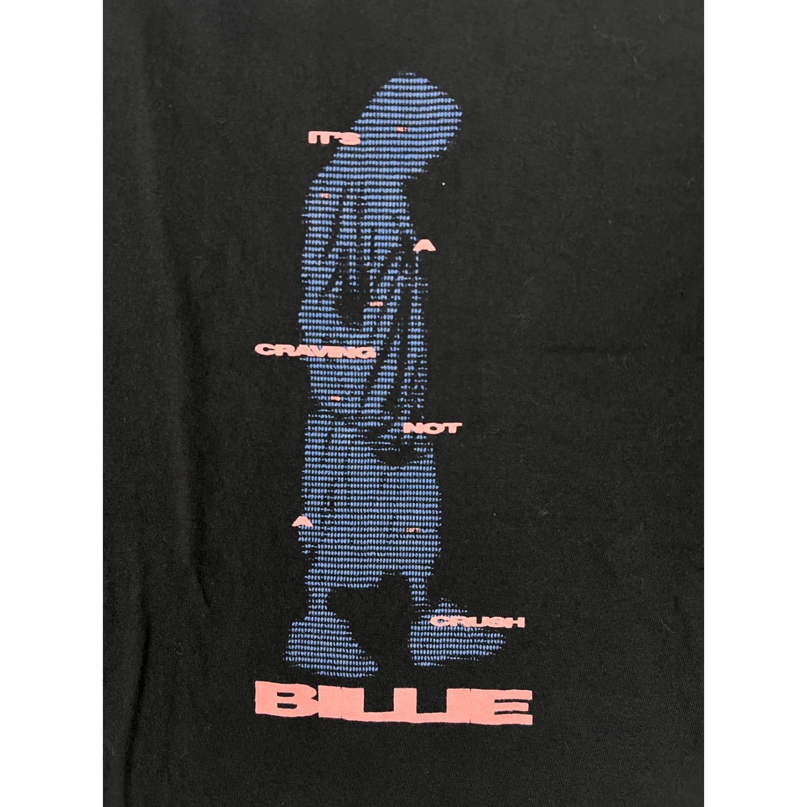 Vintage Billie Eilish T-Shirt Black Large Graphic Print Crew Neck Short Sleeve Music Tee Mens Large Size US L / EU 52-54 / 3 - 2 Thumbnail