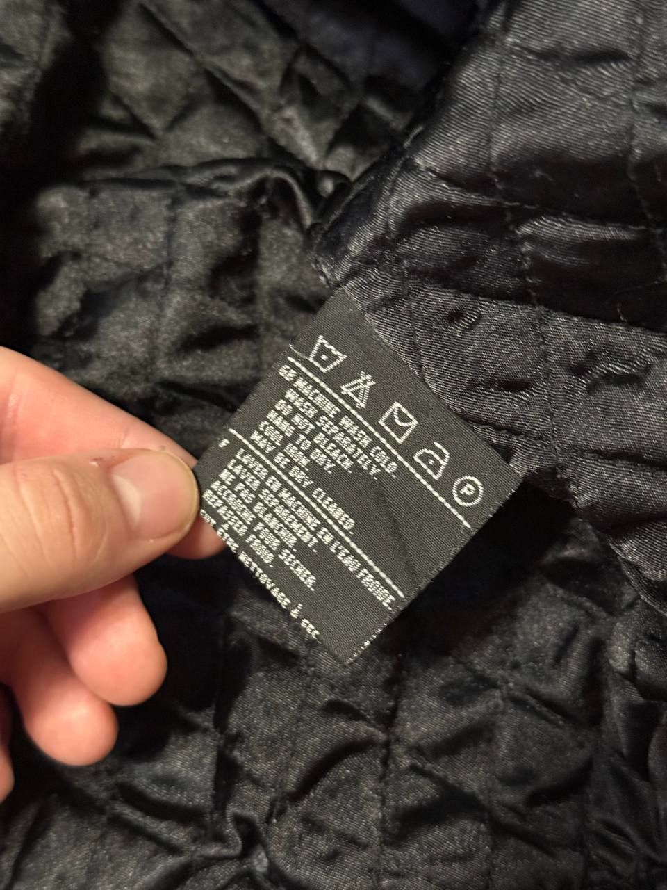 Harley Davidson VTG Harley Davidson Bomber Satin Jacket Quilted Black Nylon Size US XL / EU 56 / 4 - 9 Thumbnail