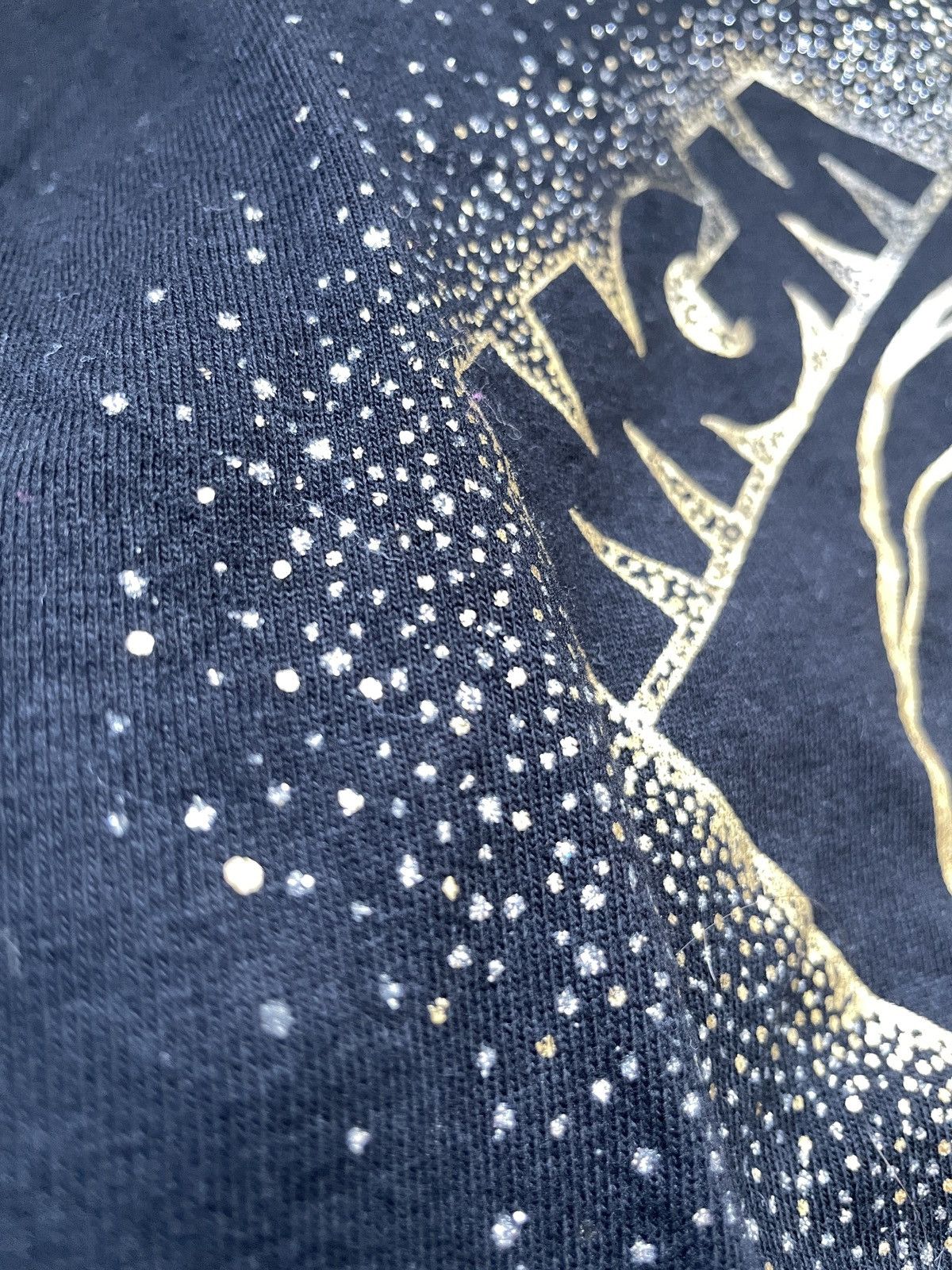 Vintage Vintage MGM Brand “Glitter Logo” Graphic T-Shirt (Sz. XL) Size US XL / EU 56 / 4 - 4 Thumbnail