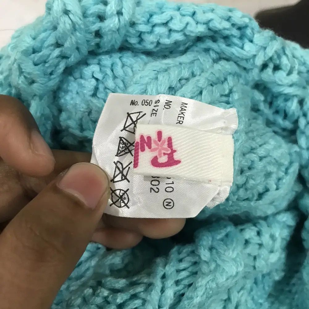 Japanese Brand × Vintage Pink Latte Knit Beanie Hat Size ONE SIZE - 7 Thumbnail
