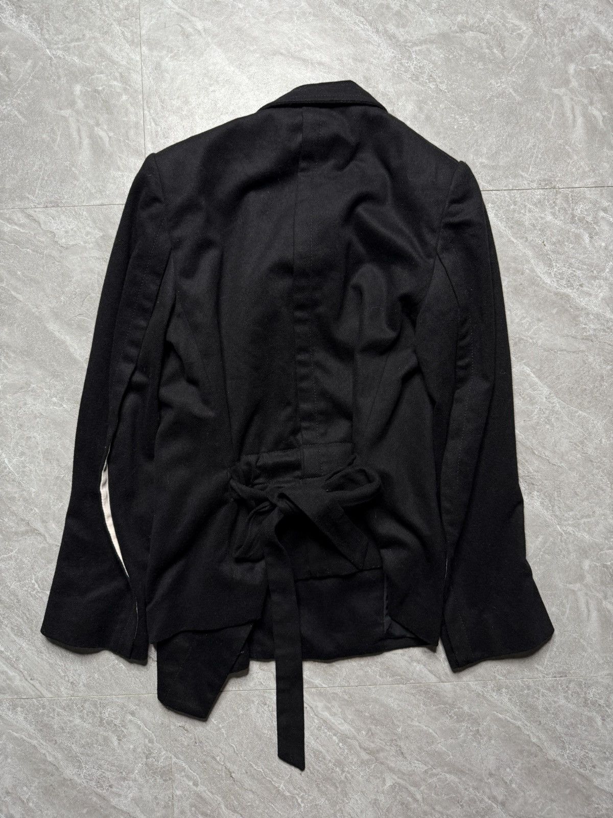 Ann Demeulemeester Ann demeulemeester Fleecewool Tie Jacket Size XXS / US 00 / IT 34 - 5 Thumbnail