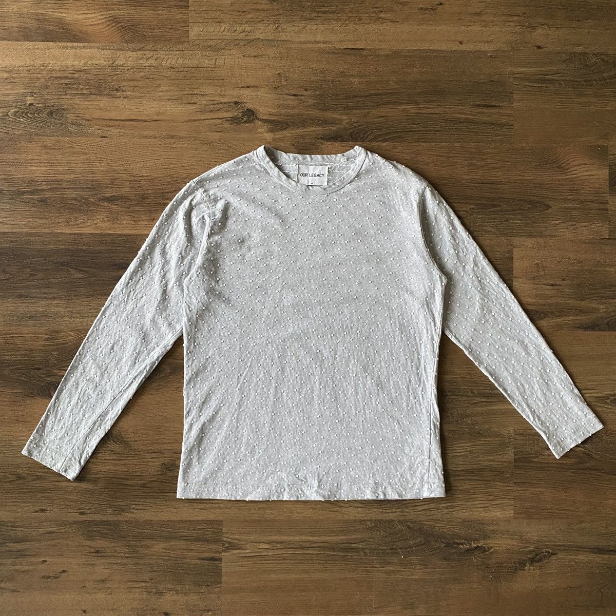 Our Legacy OUR LEGACY LS JACQUARD DOTS TEE Size US M / EU 48-50 / 2 - 1 Thumbnail