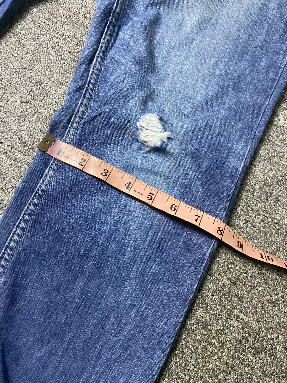Japanese Brand × Patagonia × Vintage Patagonia x IRON CLAD Ripped Denim Jeans (132) Size US 33 - 11 Thumbnail