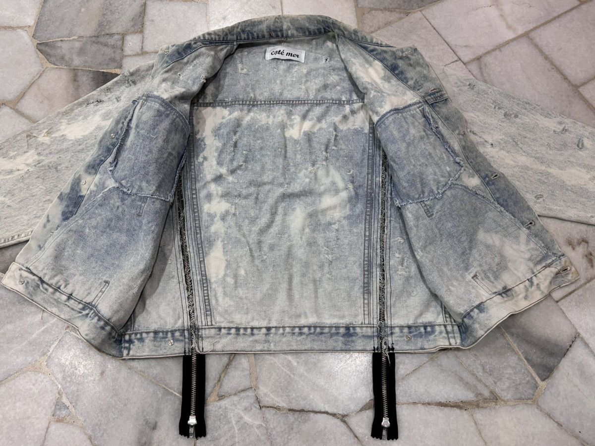 Denime Japanese Brand Denime Jacket Zipper Distressed Design Size US M / EU 48-50 / 2 - 6 Thumbnail
