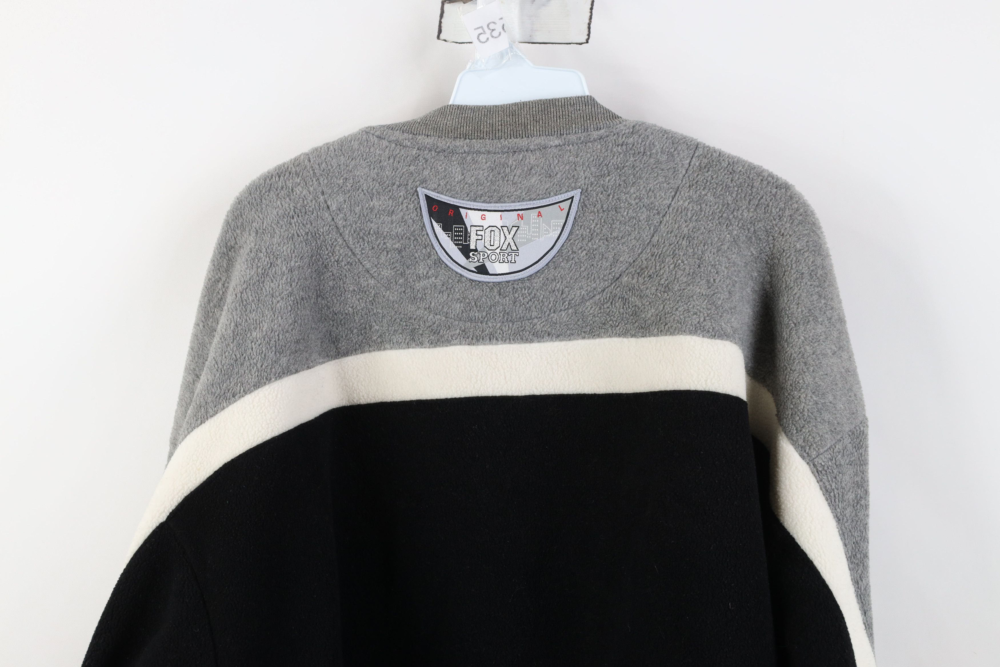 Vintage Vintage 90s Fox Sports Football Fleece Crewneck Sweater Size US XL / EU 56 / 4 - 14 Thumbnail