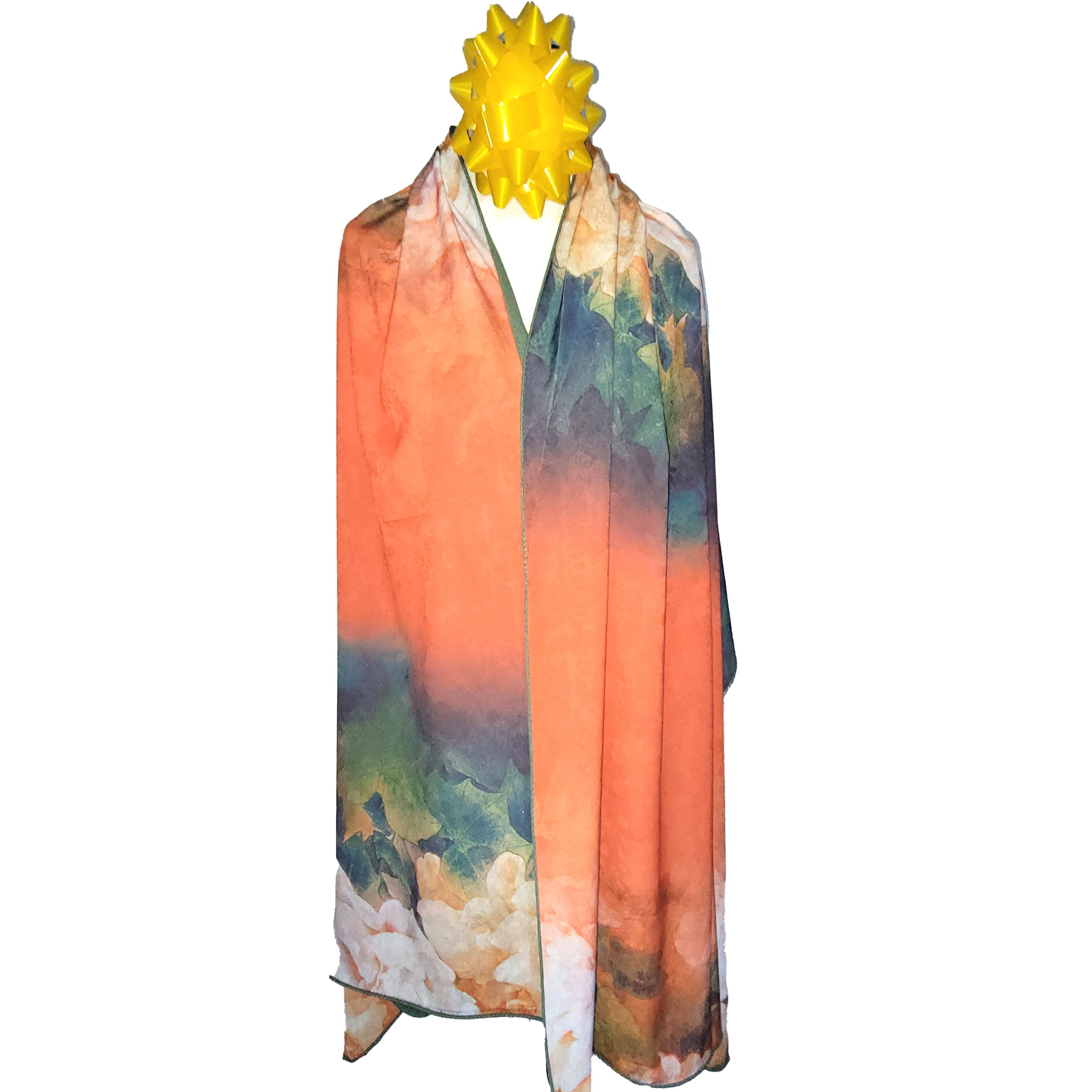 Other NWT Double-Sided Silk Scarf 27"x70" Long Rectangle Wrap 3336 Size ONE SIZE - 6 Thumbnail