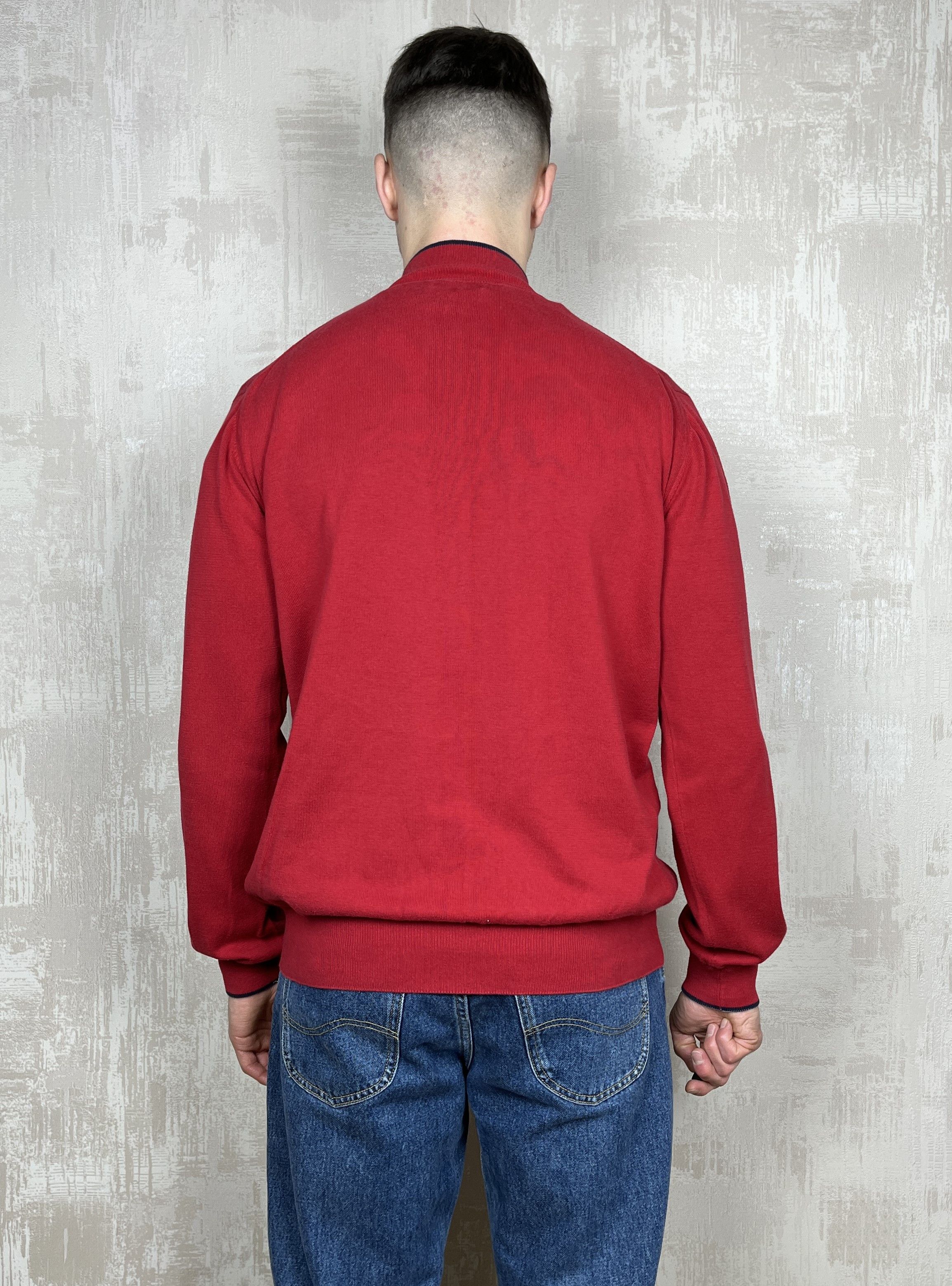 Burberry Burberry London Pullover Cotton Sweater 1/4 Zip Size US L / EU 52-54 / 3 - 20 Thumbnail