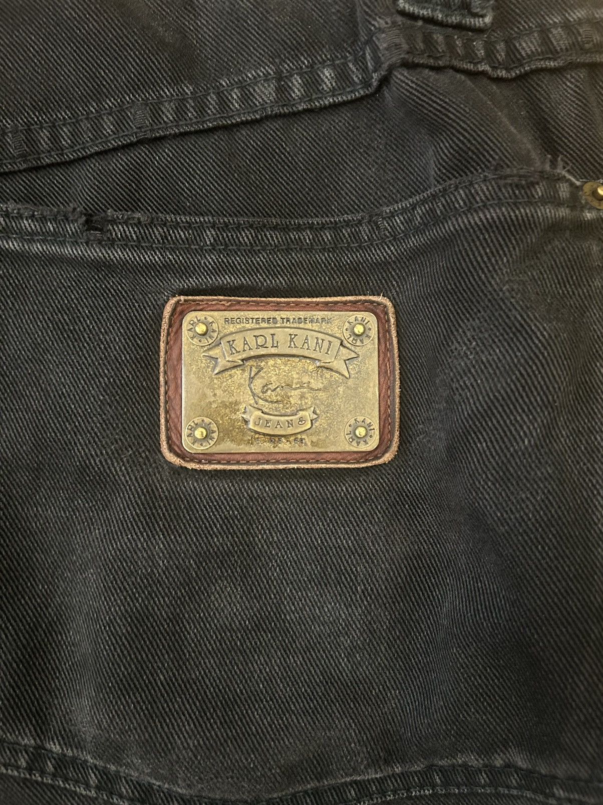 Karl Kani Vintage 90s Karl Kani Y2K Big Logo Baggy Rap Denim Jeans Size US 36 / EU 52 - 3 Thumbnail