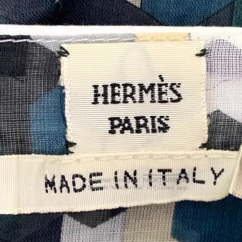 Hermes Hermes Multicolor Compass Geometric Pattern Printed Cotton Size XXS / US 00 / IT 34 - 7 Thumbnail