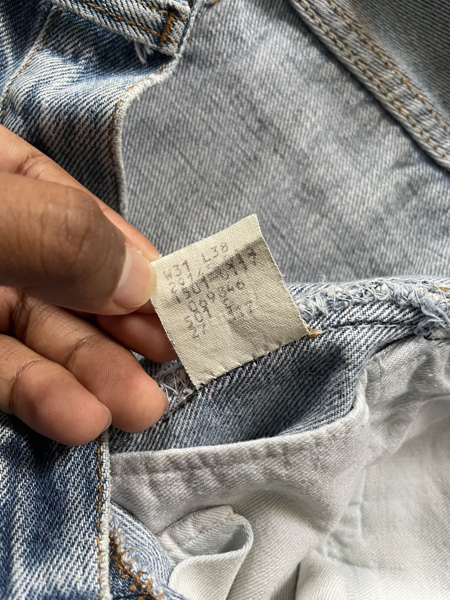 Levi's × Levi's Vintage Clothing × Vintage Crazy Vintage 501 Distressed Denim Size US 30 / EU 46 - 17 Thumbnail