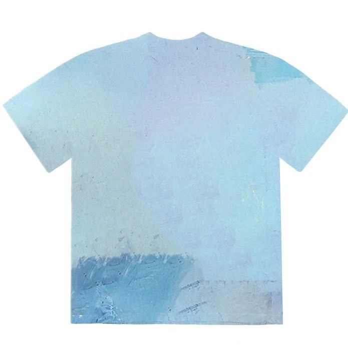 Travis Scott Franchise Promo Tee Blue Tie Dye George Condo Size US L / EU 52-54 / 3 - 2 Thumbnail
