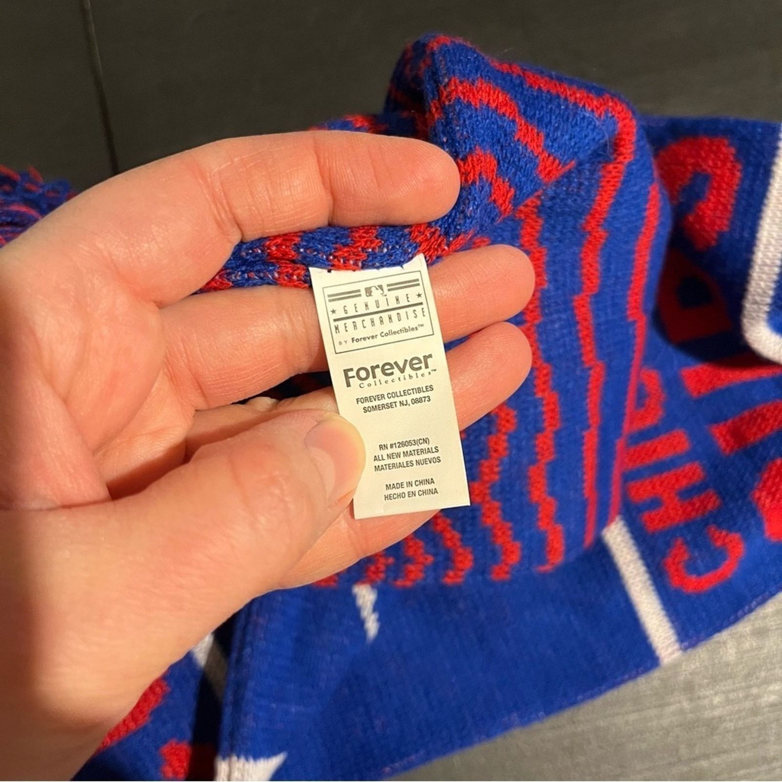 Other MLB Chicago Cubs 2016 Edition World Series Scarf Blue Red Size 32 - 4 Thumbnail