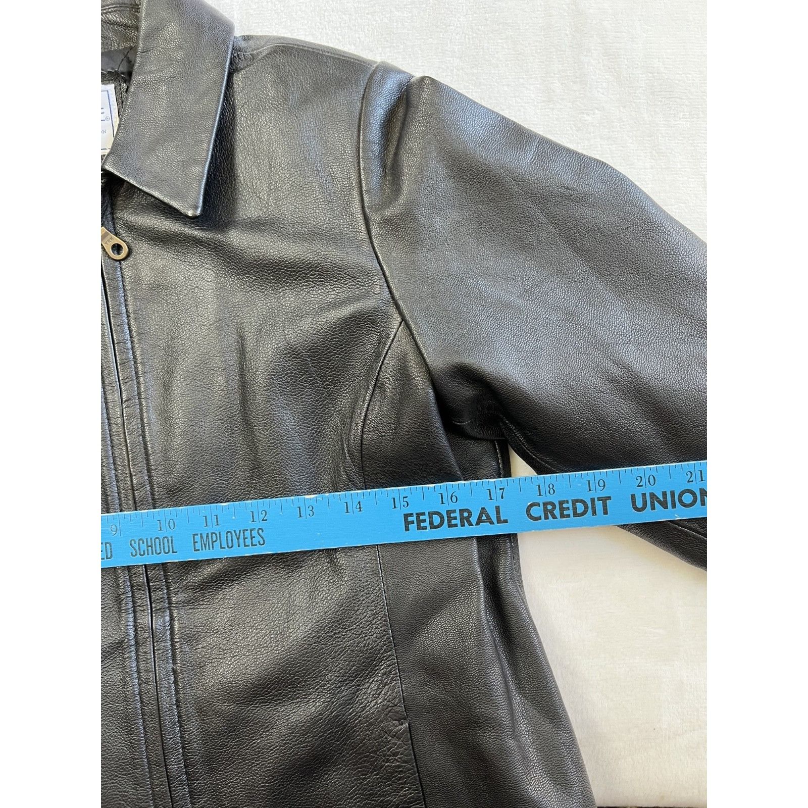 Cherokee Vintage Cherokee Black Leather Jacket Women's Size Large Y2K Size L / US 10 / IT 46 - 2 Thumbnail