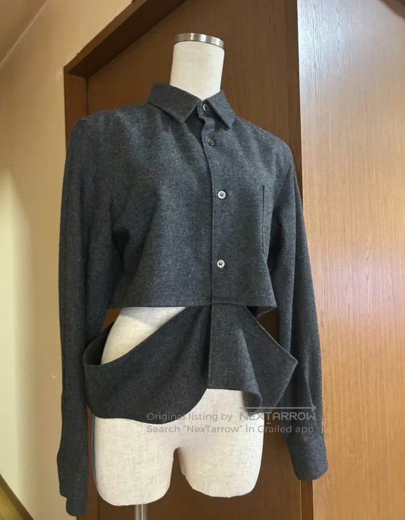 Comme des Garcons Comme Des Garcons Shirt Jacket Wool Size M / US 6-8 / IT 42-44 - 4 Thumbnail