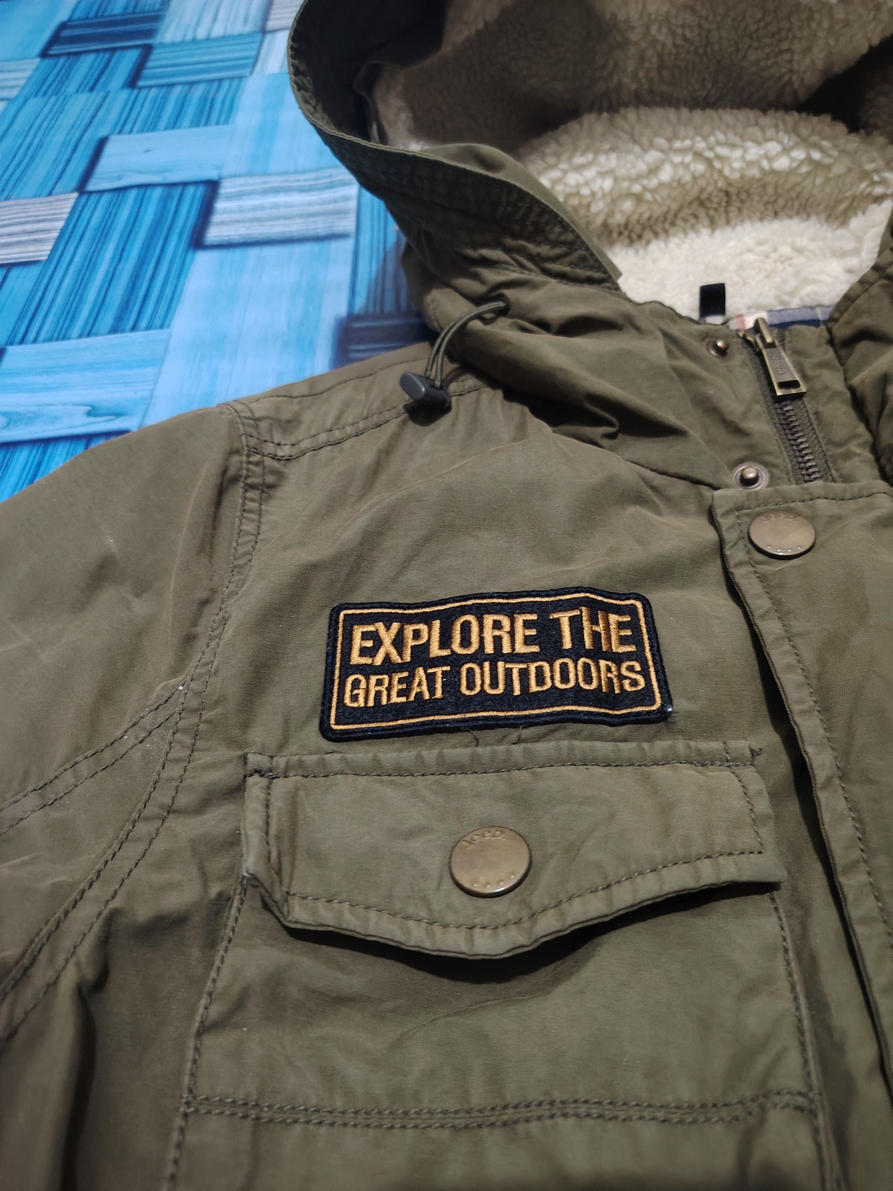 Japanese Brand Vtg Japanese Jeep Jacket Military Style Jakcet Size US XL / EU 56 / 4 - 7 Thumbnail