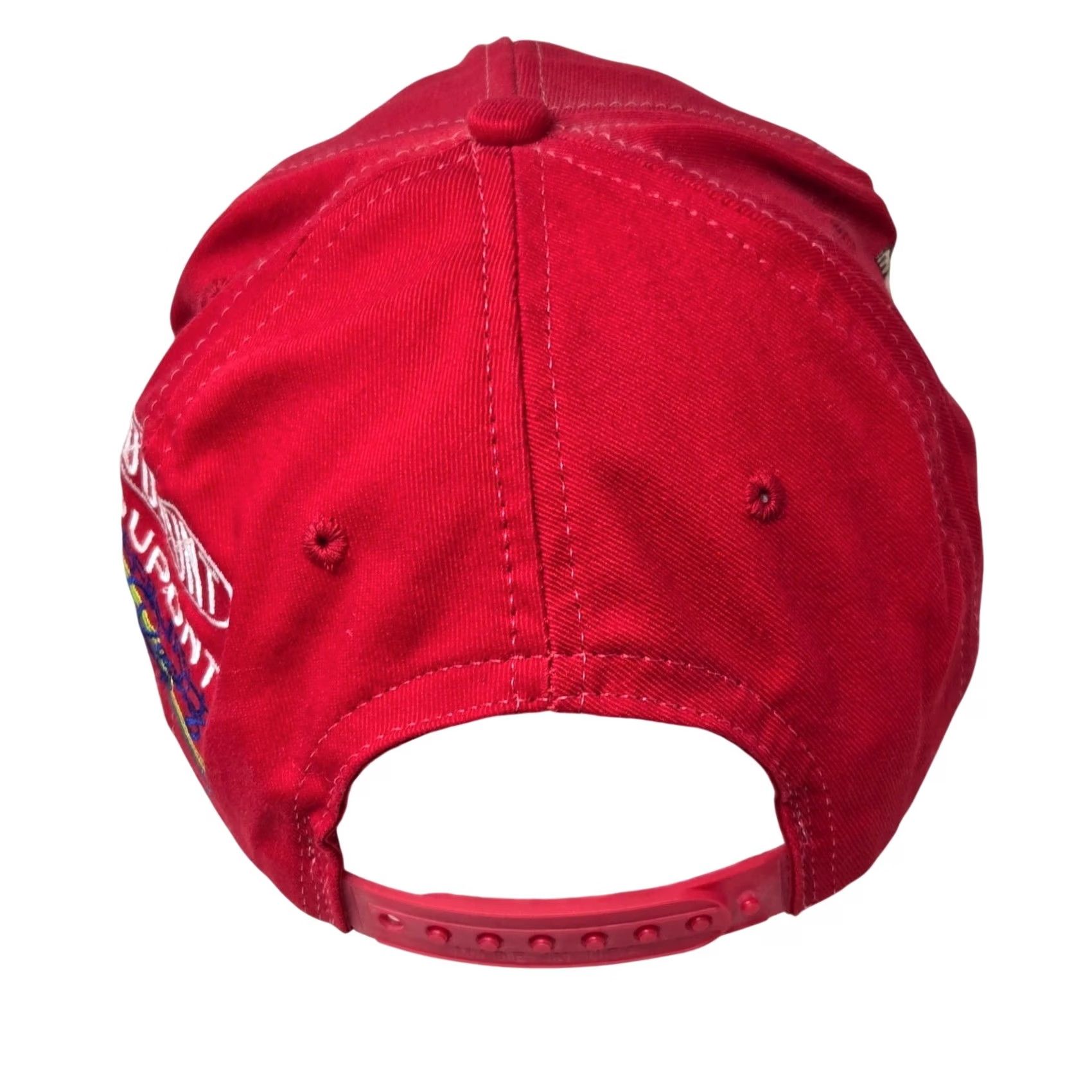 NASCAR VINTAGE Jeff Gordon NASCAR Hat Baseball Cap 1995 Winston Cup Snapback Red Men One Size Size ONE SIZE - 3 Thumbnail