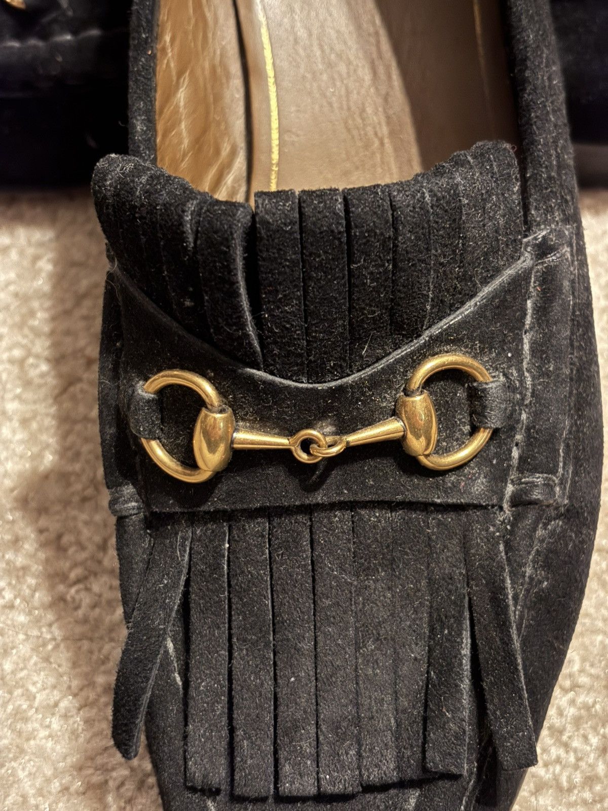 Gucci Gucci Suede Horsebit Loafers Size US 8.5 / IT 38.5 - 7 Thumbnail