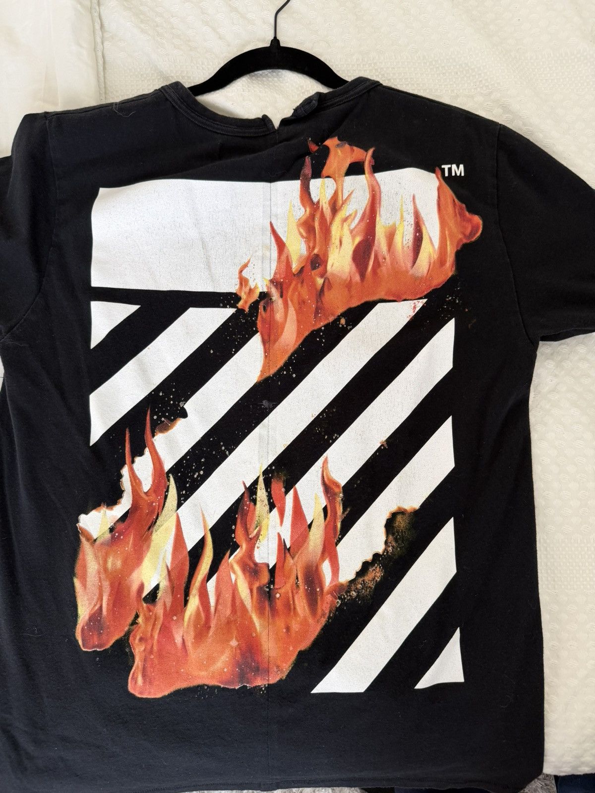 Off-White Off-White Virgil Abloh Flame Shirt Size US M / EU 48-50 / 2 - 6 Thumbnail