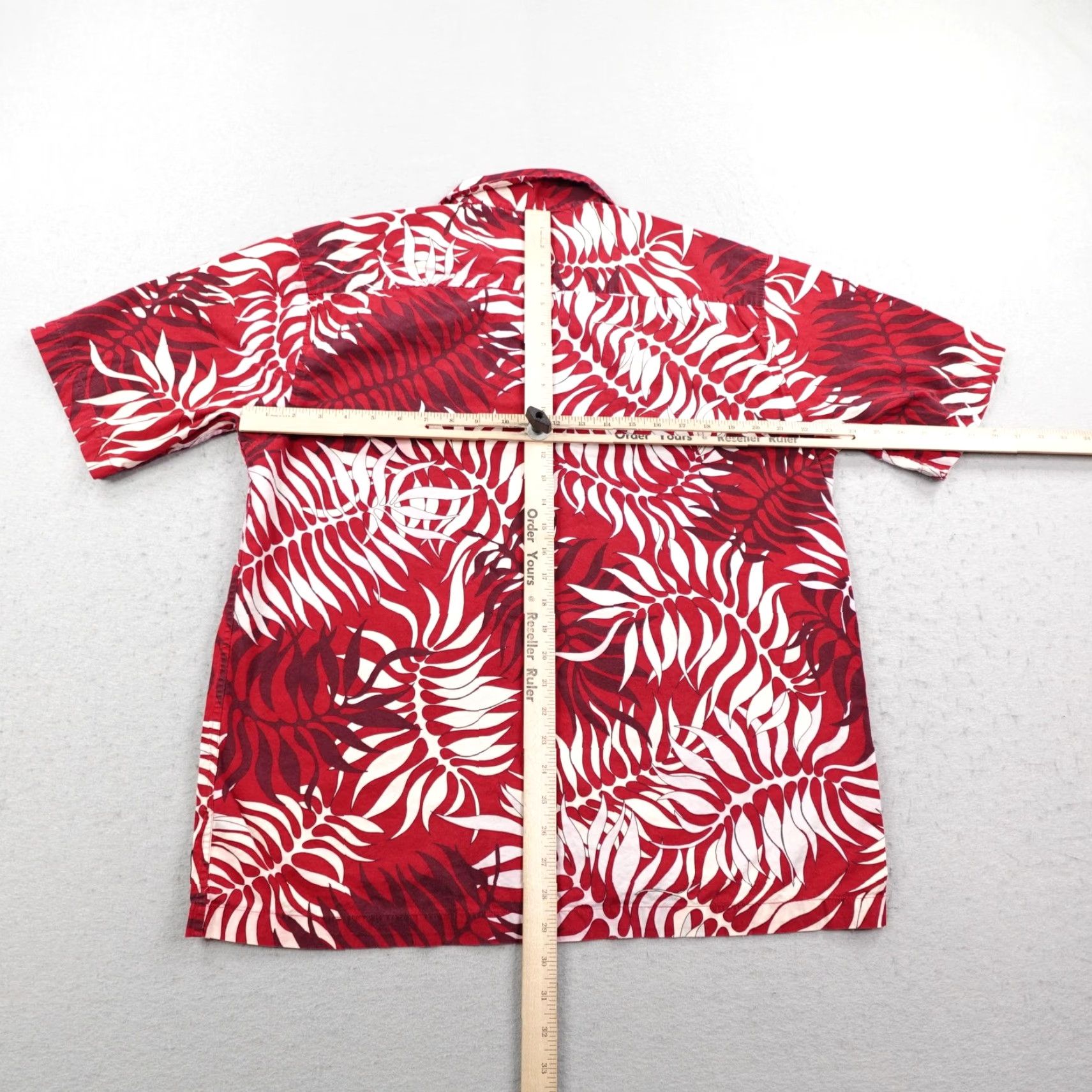 Quiksilver Quiksilver Hawaiian Shirt Mens Medium Red White Aloha Camp Button Up Surf Y2K Size US M / EU 48-50 / 2 - 5 Thumbnail
