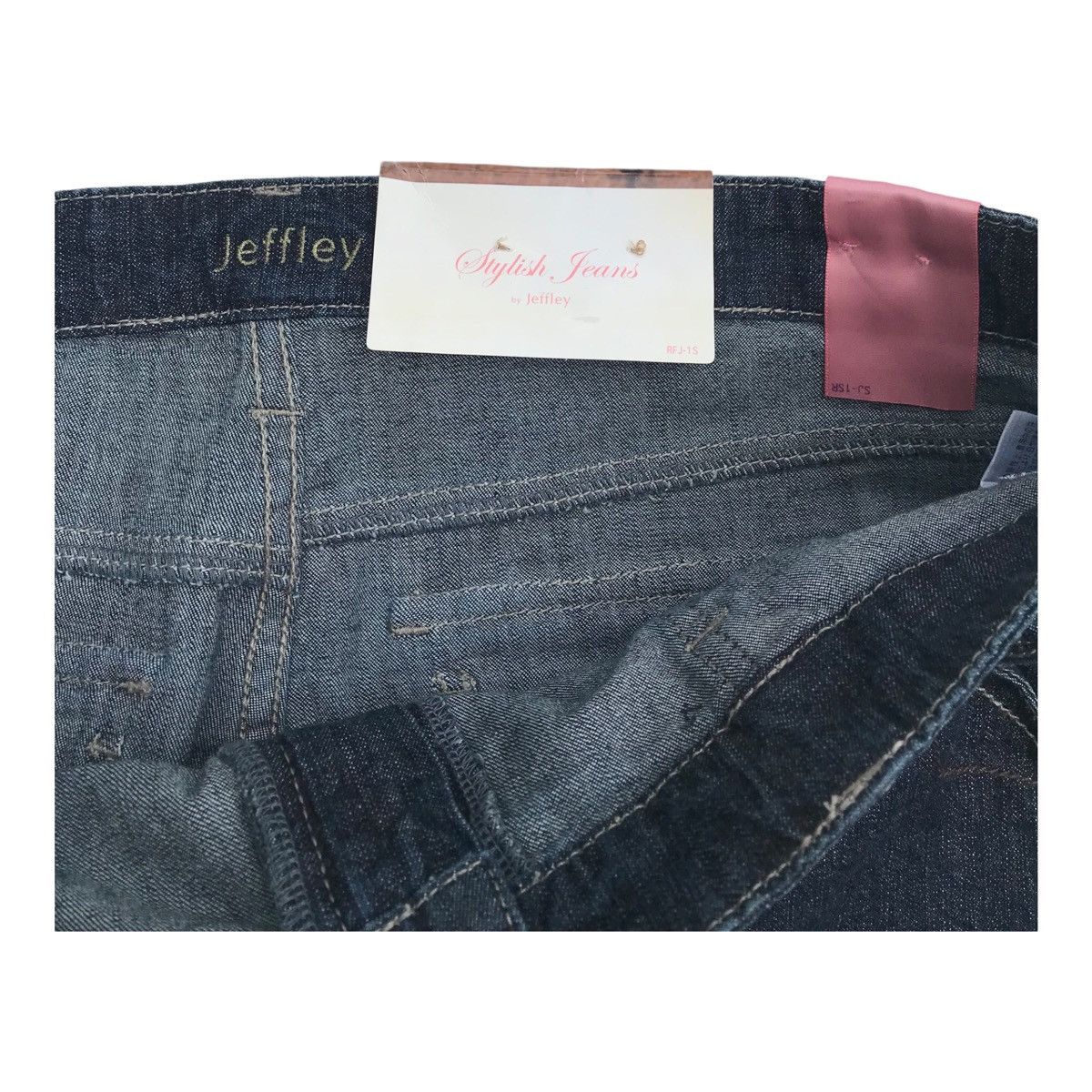 Designer Jeffley Women Light Denim Flared Wide Leg Baker Pants Size 33" - 7 Thumbnail