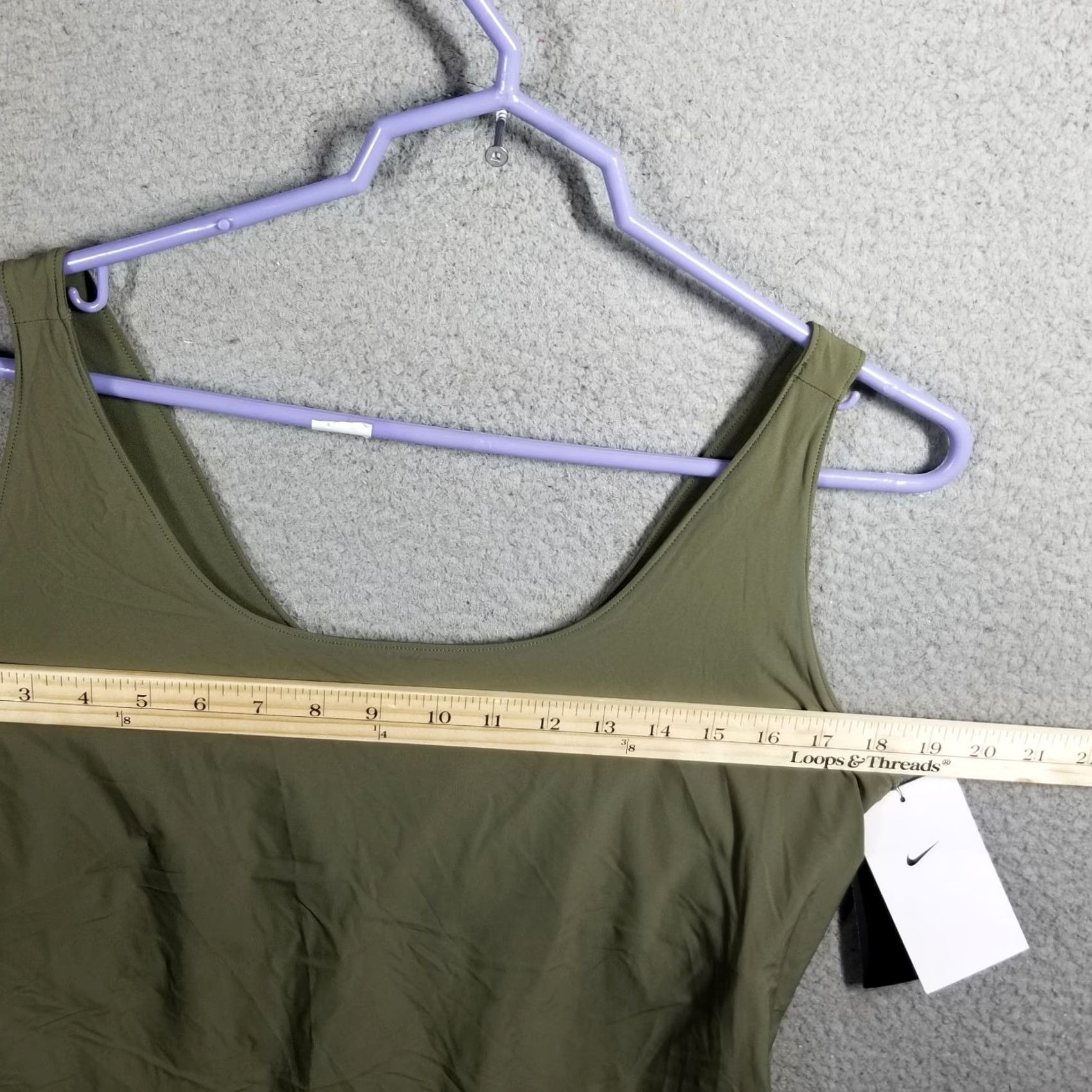 Nike Nike Dress Activewear Built In Shorts Athleisure Green Women L Large Shirt/Dress Size 36" / US 14 / IT 50 - 6 Thumbnail